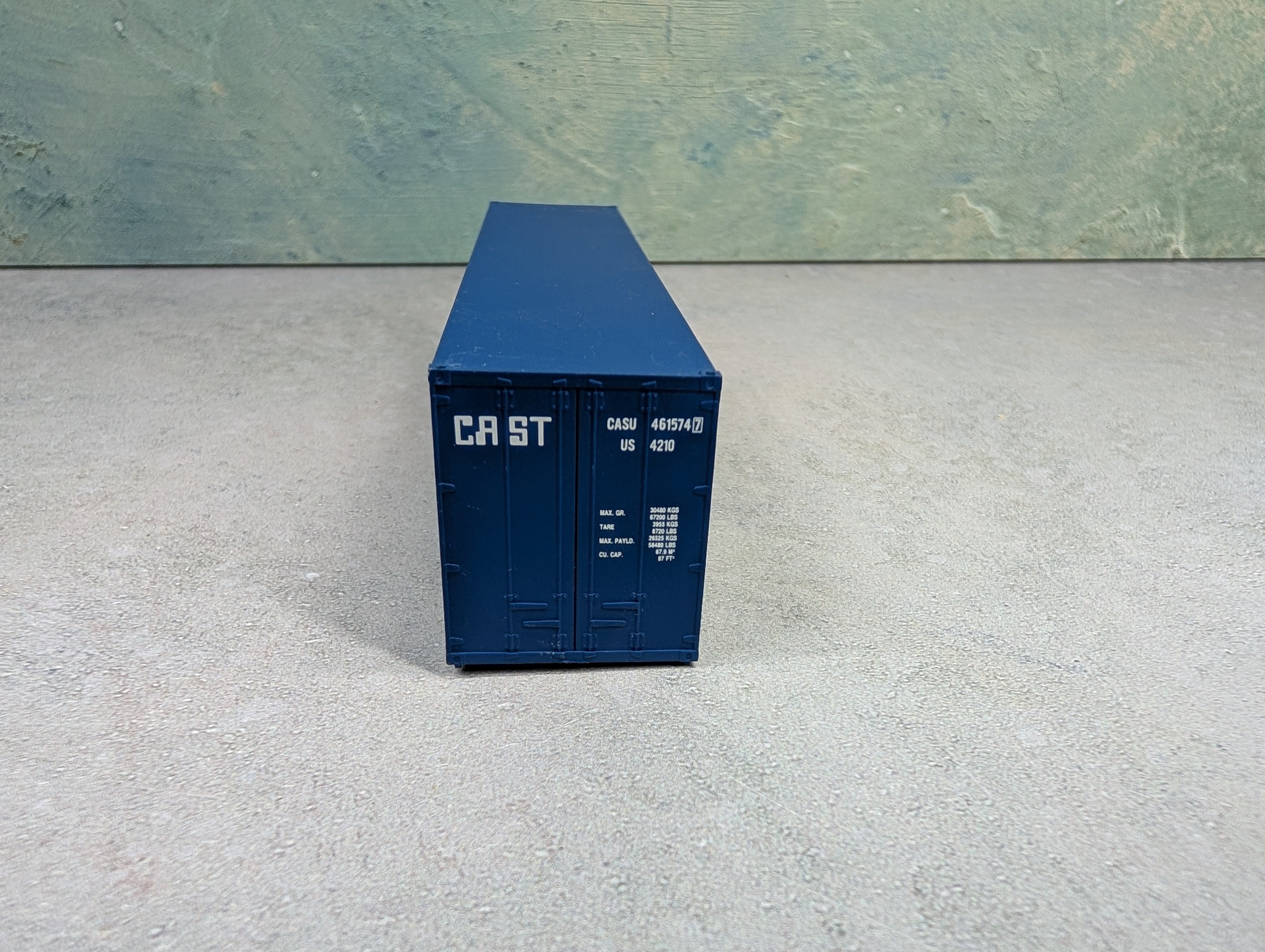 USED HO Scale 40' Container Cast CASU #4615747