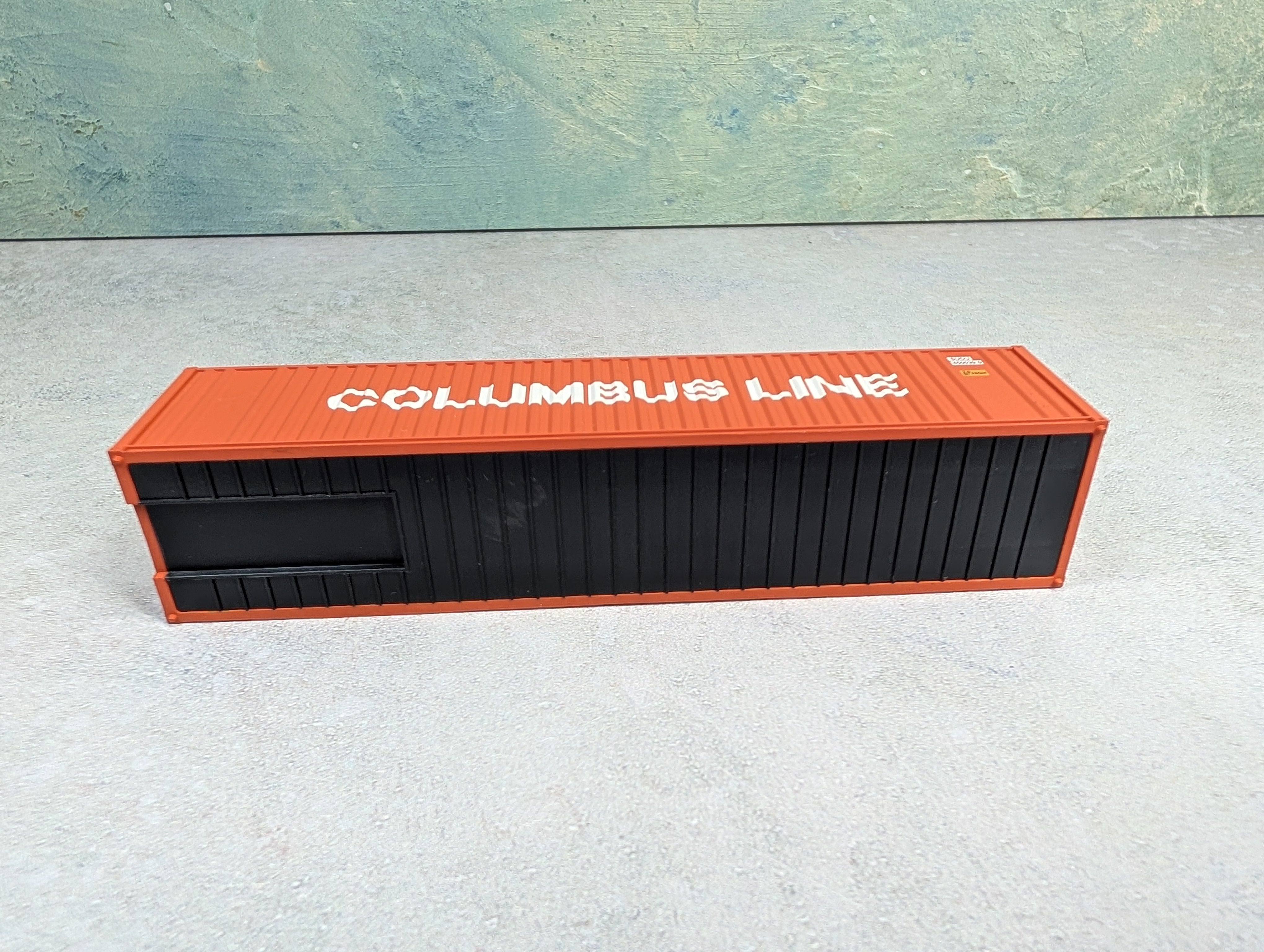 USED HO Scale 40' Container Columbus Line SUDU #4500390