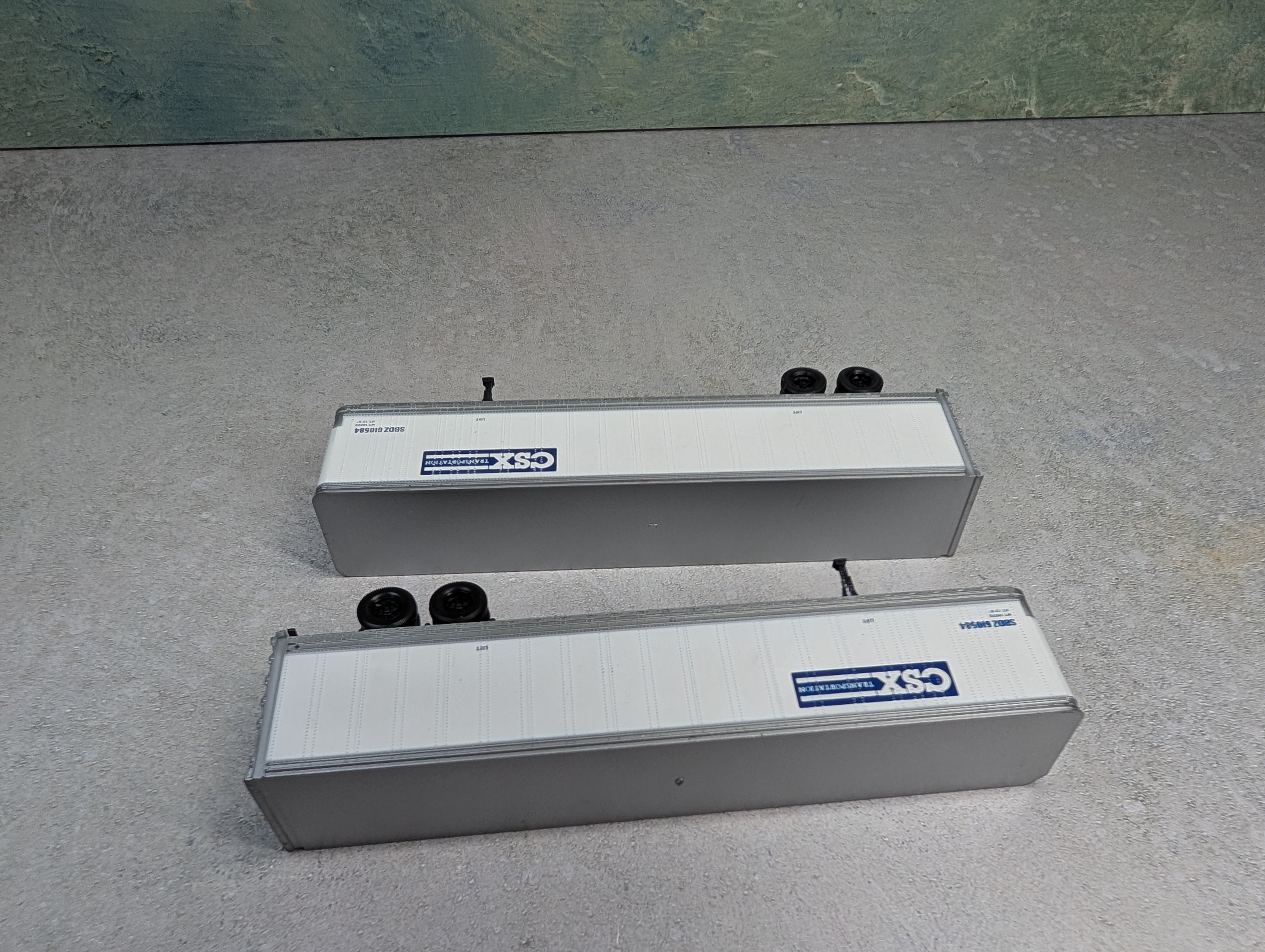 USED Athearn HO Scale Lot of 45' Trailers CSX SBDZ #610584 (2 pcs)