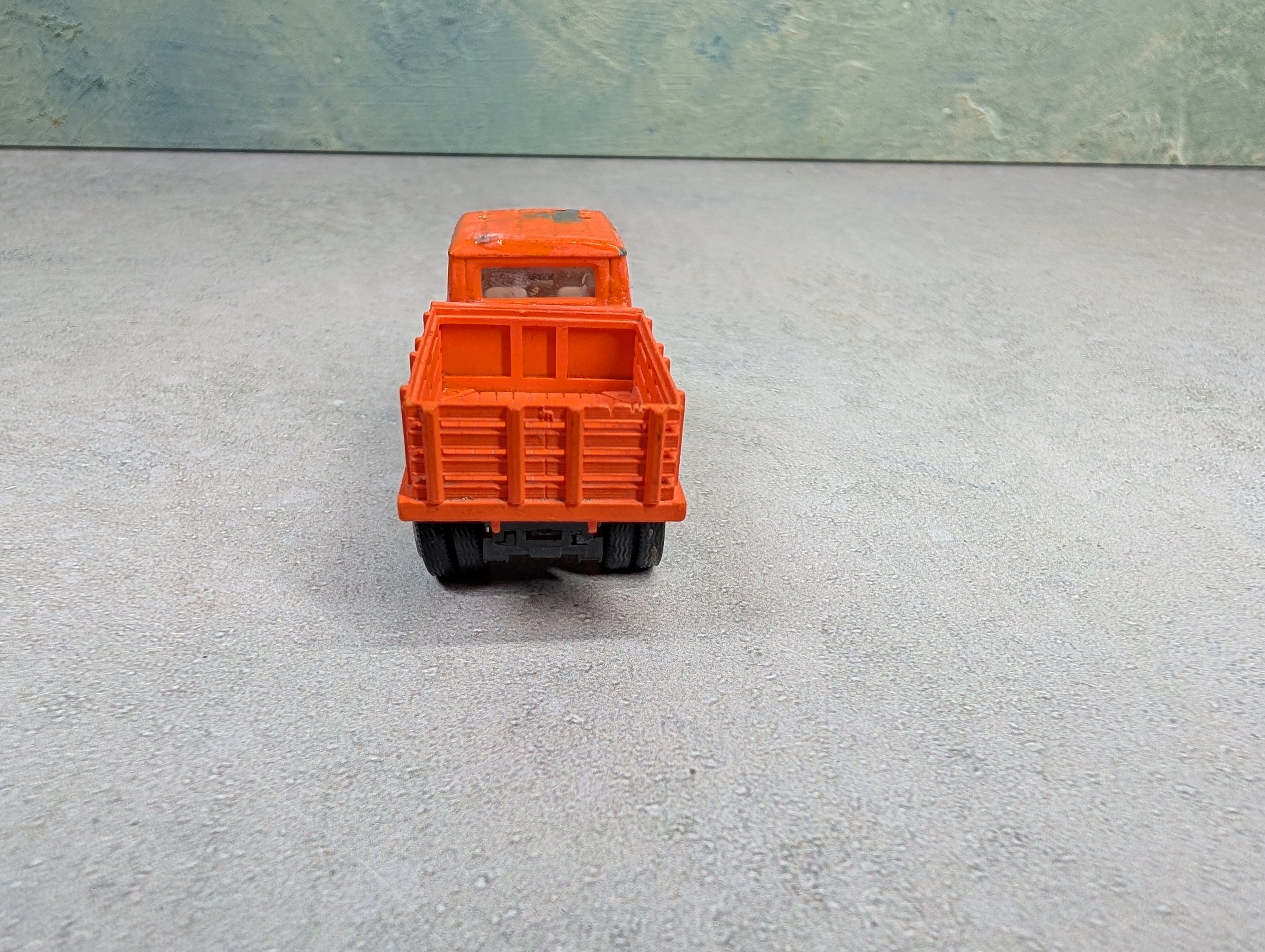 USED Boley HO Scale Orange Highway Dept Stake Bed Work Truck
