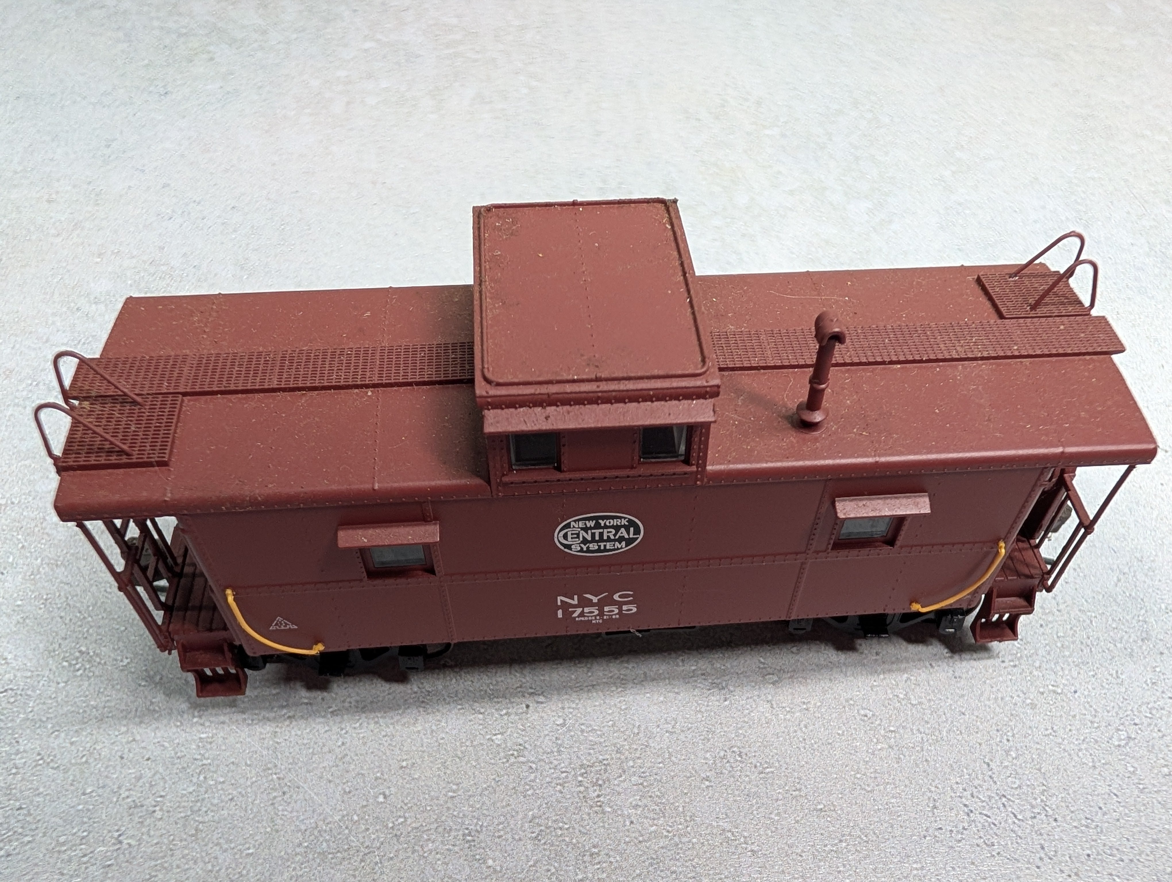 USED Atlas Trainman HO Scale Cupola Caboose New York Central NYC #17555