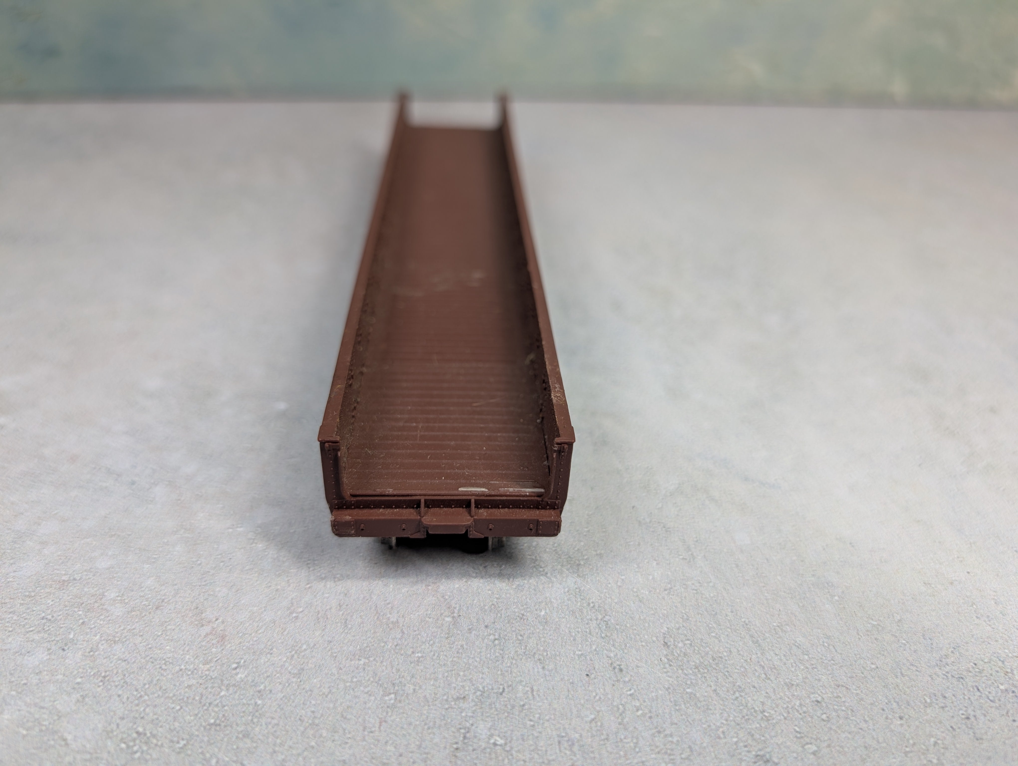 USED Life-Like HO Scale Proto 2000 52'6" Drop-End Mill Gondola Frisco SLSF #61657