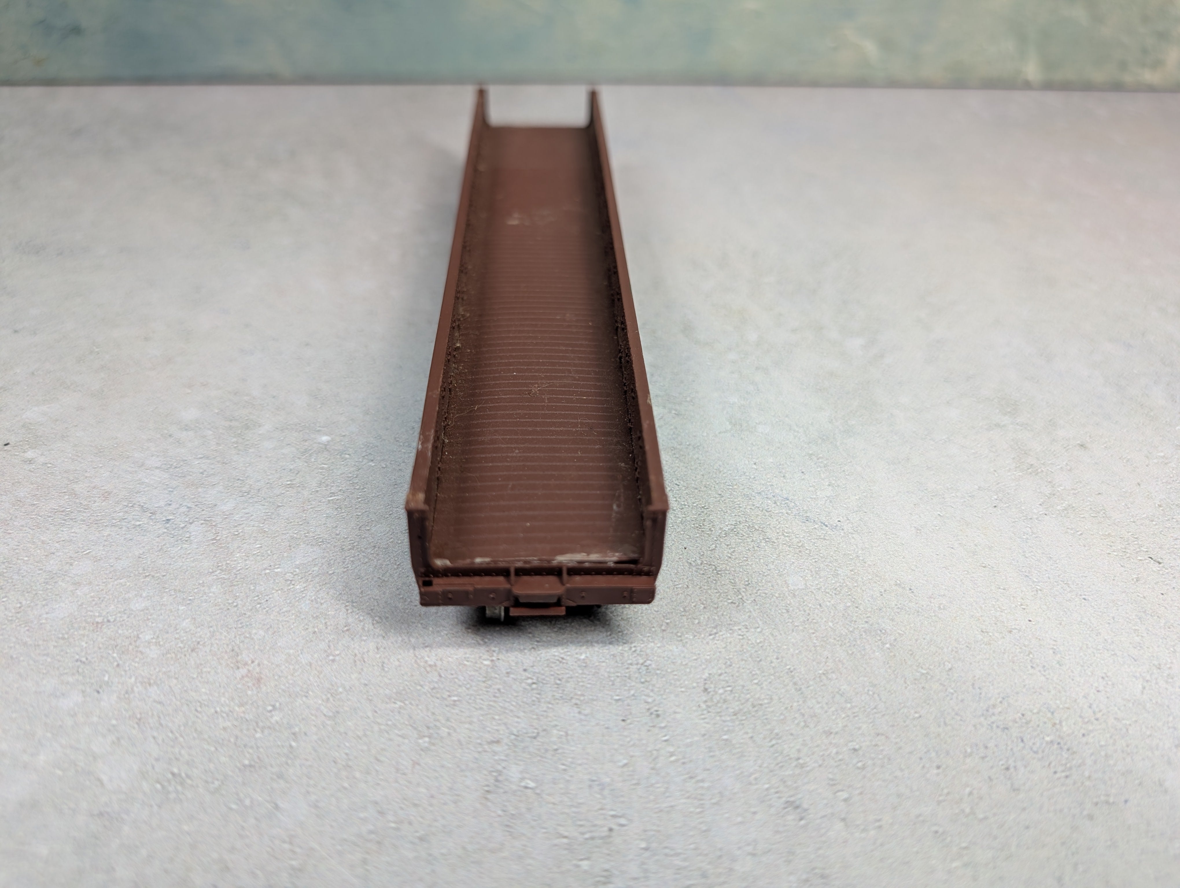 USED Life-Like HO Scale Proto 2000 52'6" Drop-End Mill Gondola Frisco SLSF #61657