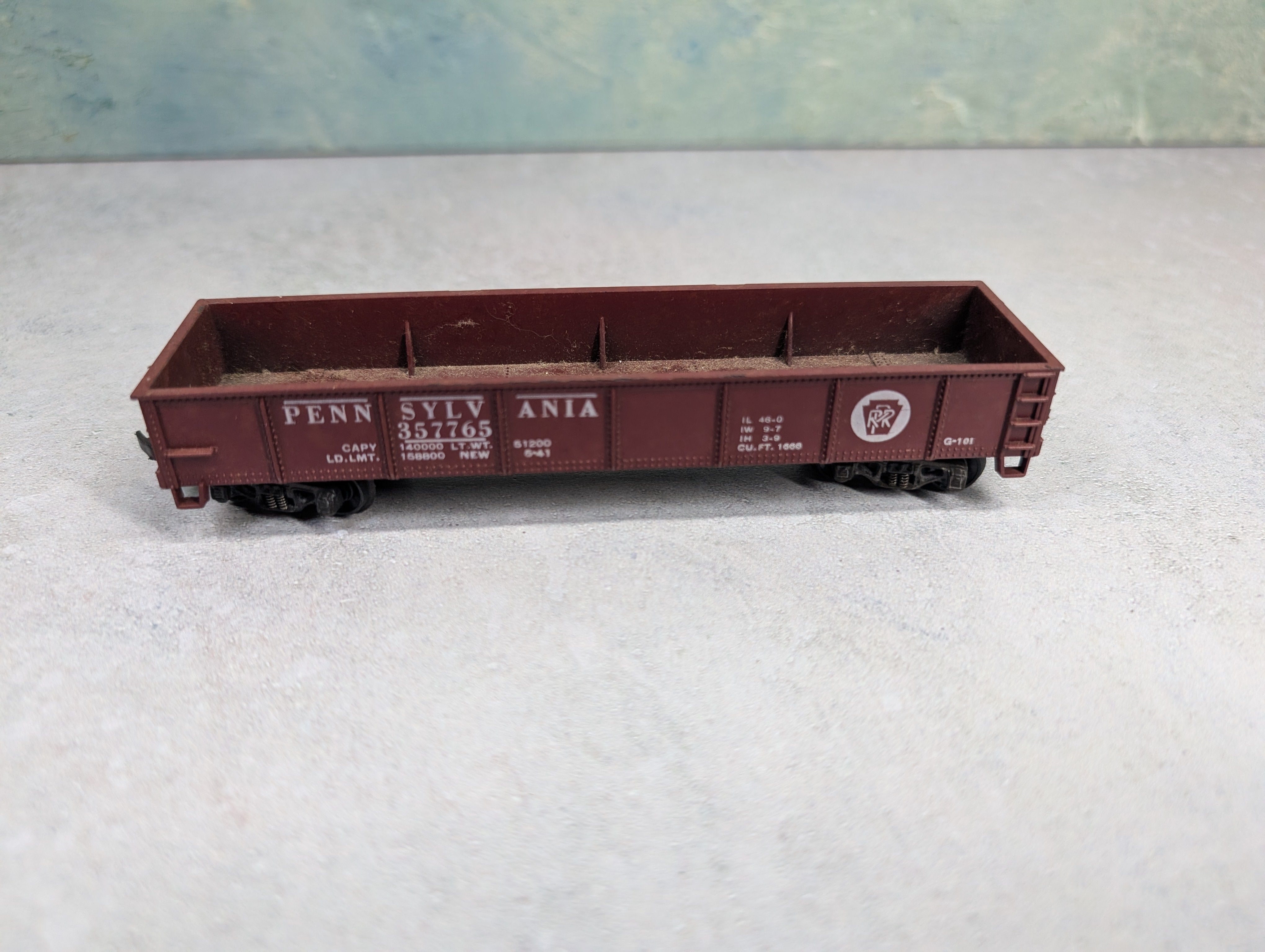 USED Varney HO Scale 40' Gondola Pennsylvania #357765