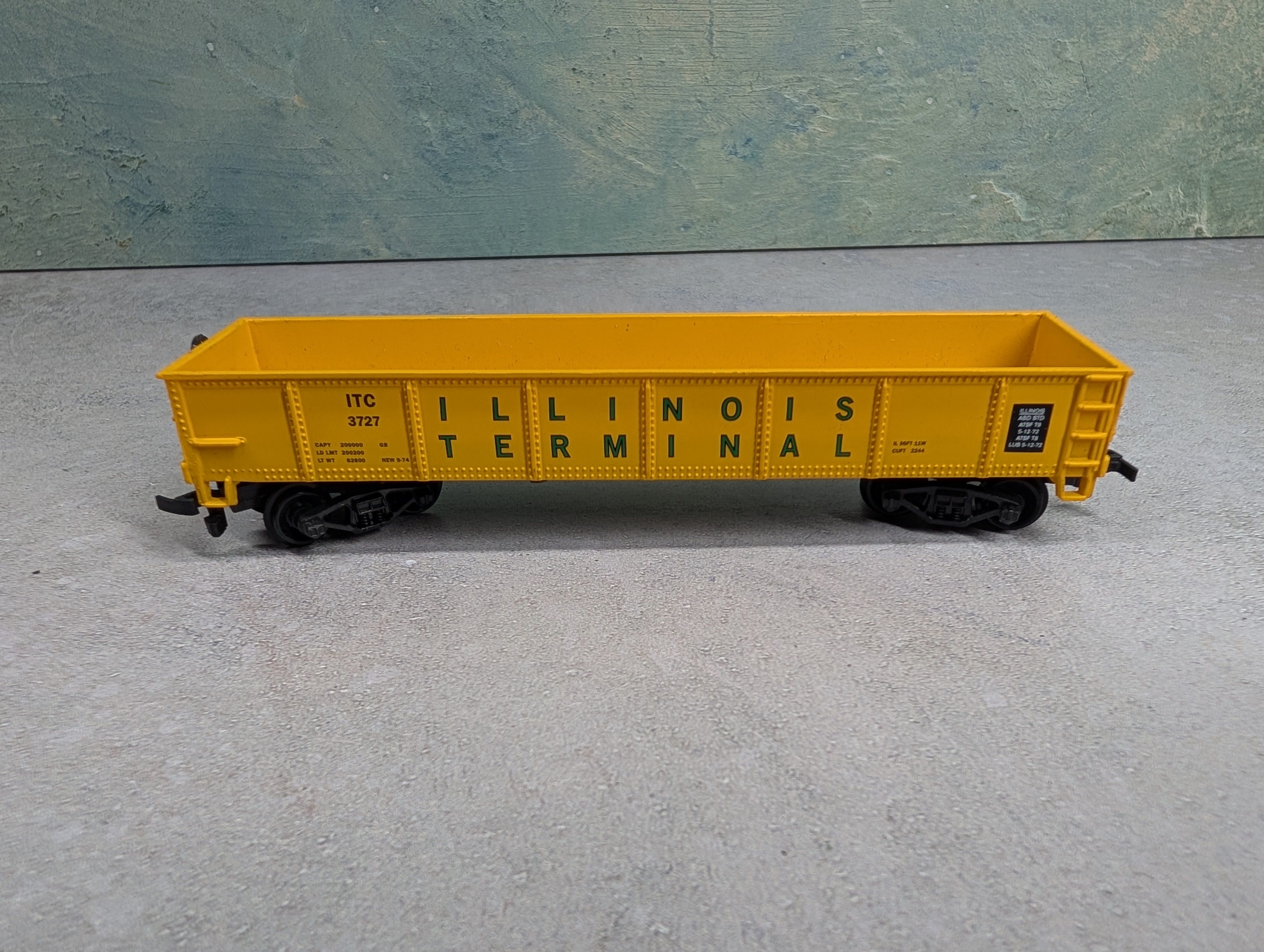 USED Life-Like HO Scale 40' Gondola Illinois Terminal ITC #3727