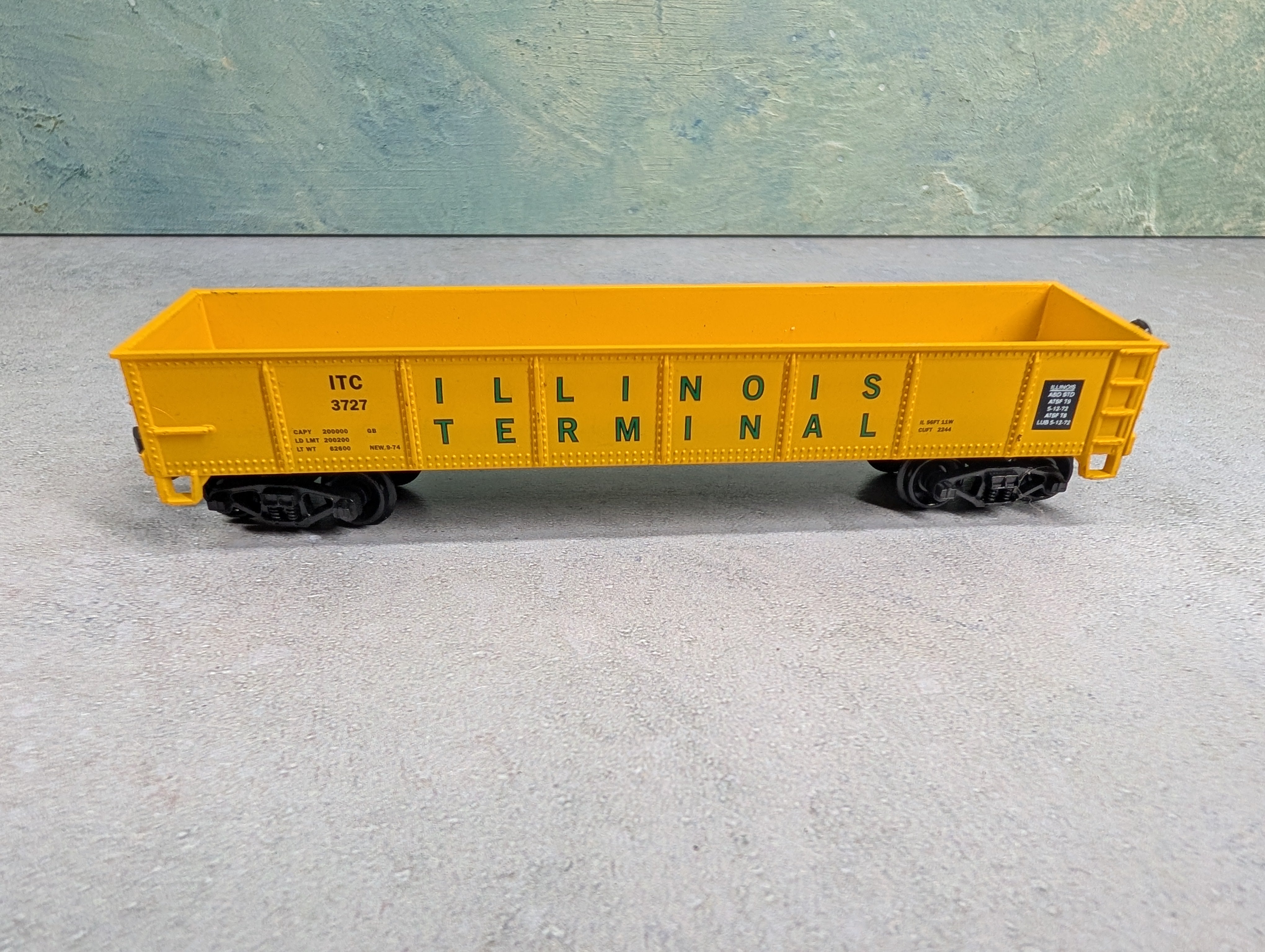 USED Life-Like HO Scale 40' Gondola Illinois Terminal ITC #3727