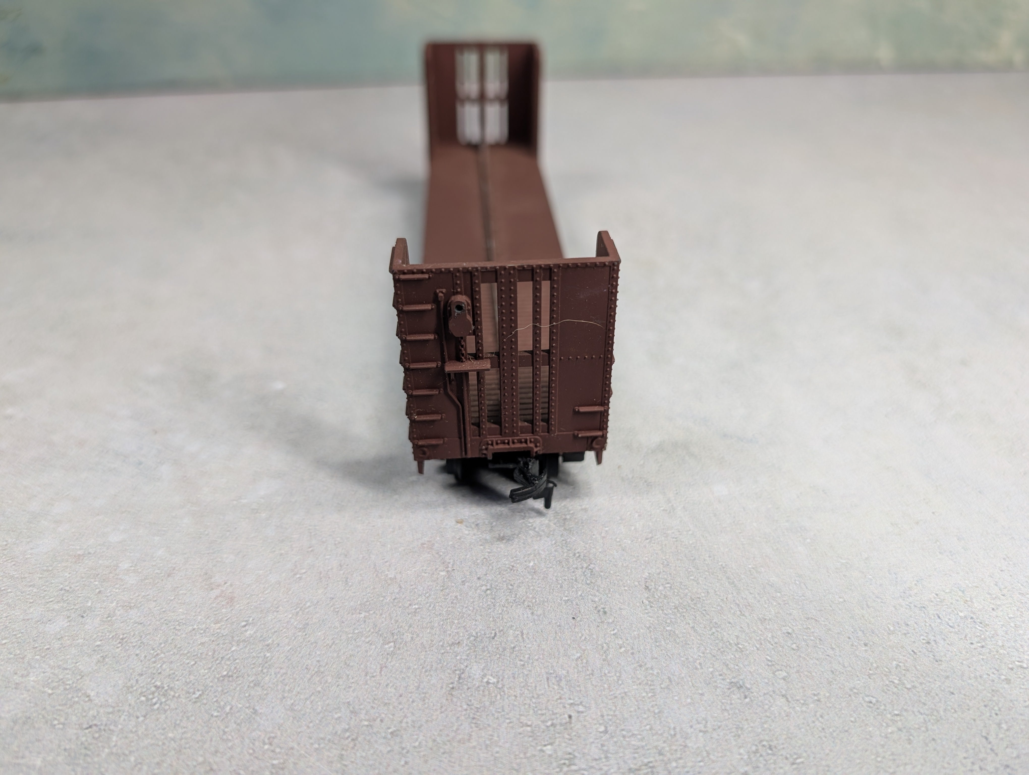 USED Athearn HO Scale 40' Bulkhead Flat Car Southern Pacific SP #23507