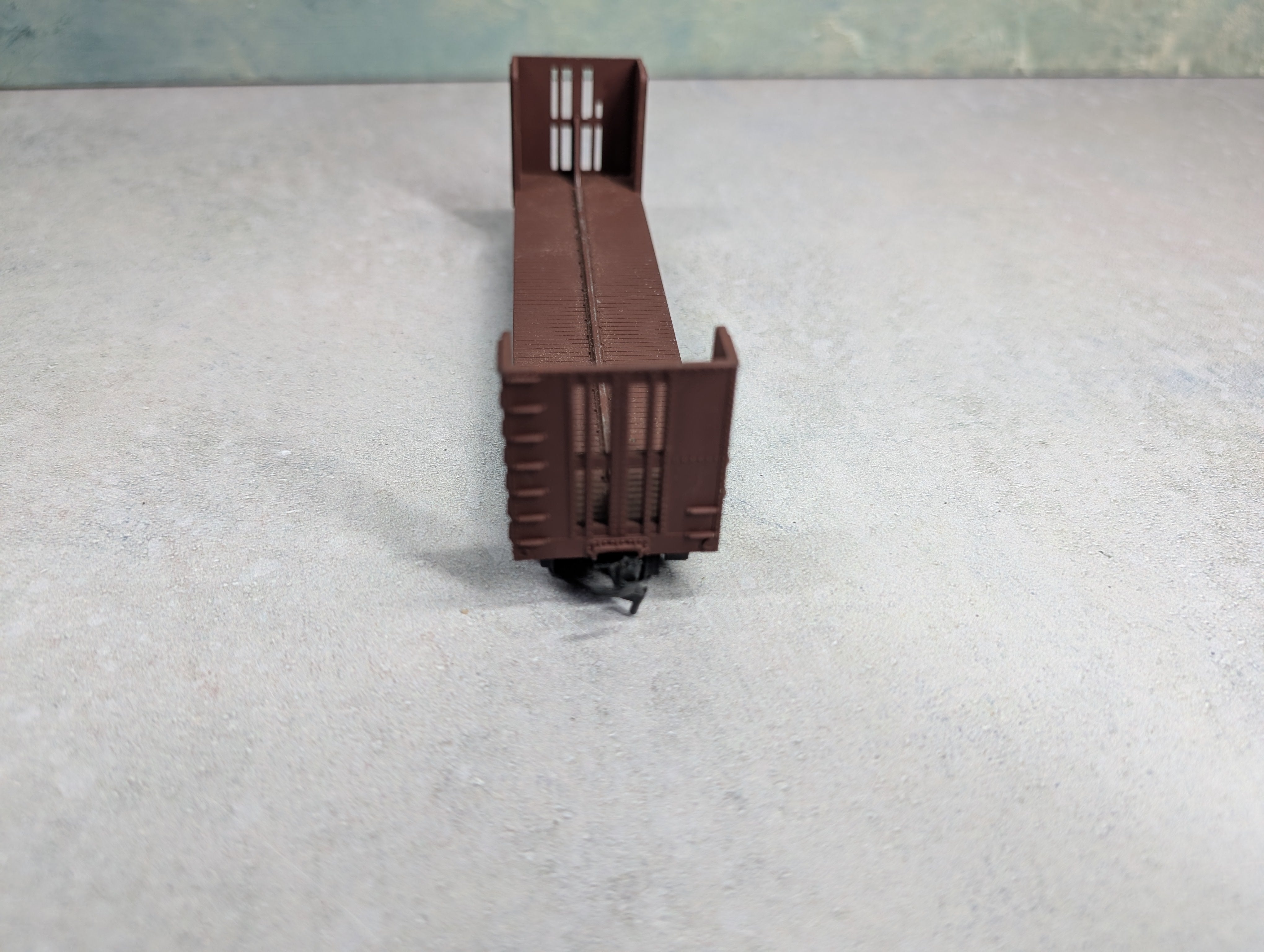 USED Athearn HO Scale 40' Bulkhead Flat Car Southern Pacific SP #23507