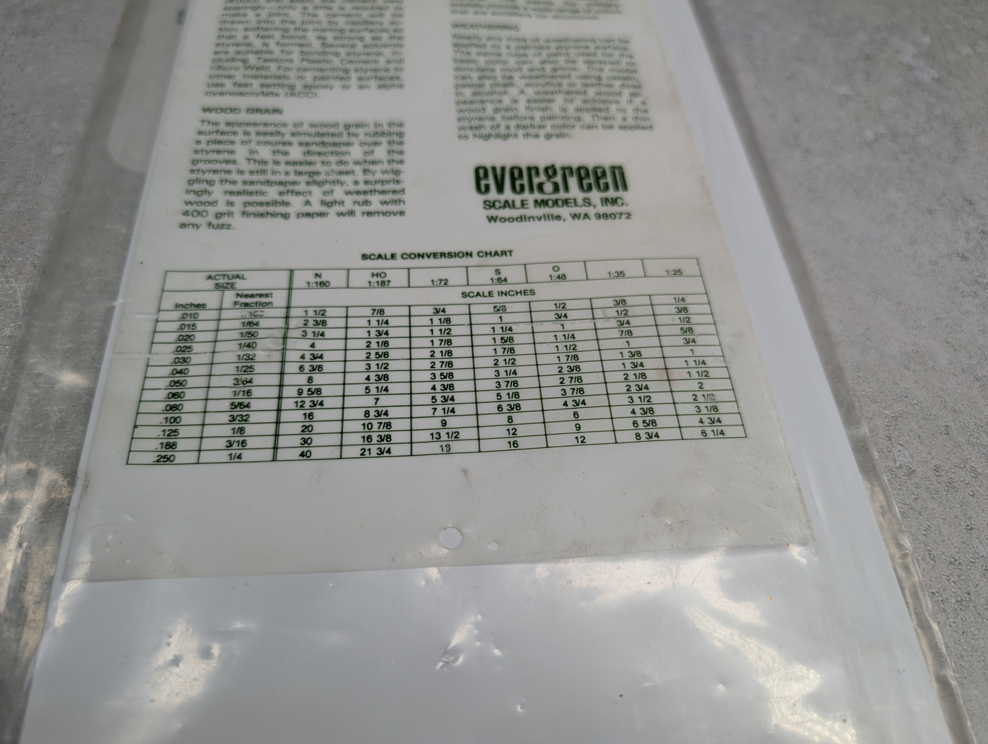 Evergreen Scale Models 9008 MULTI Scale Sheet Styrene Plain White 3 PC Assortment