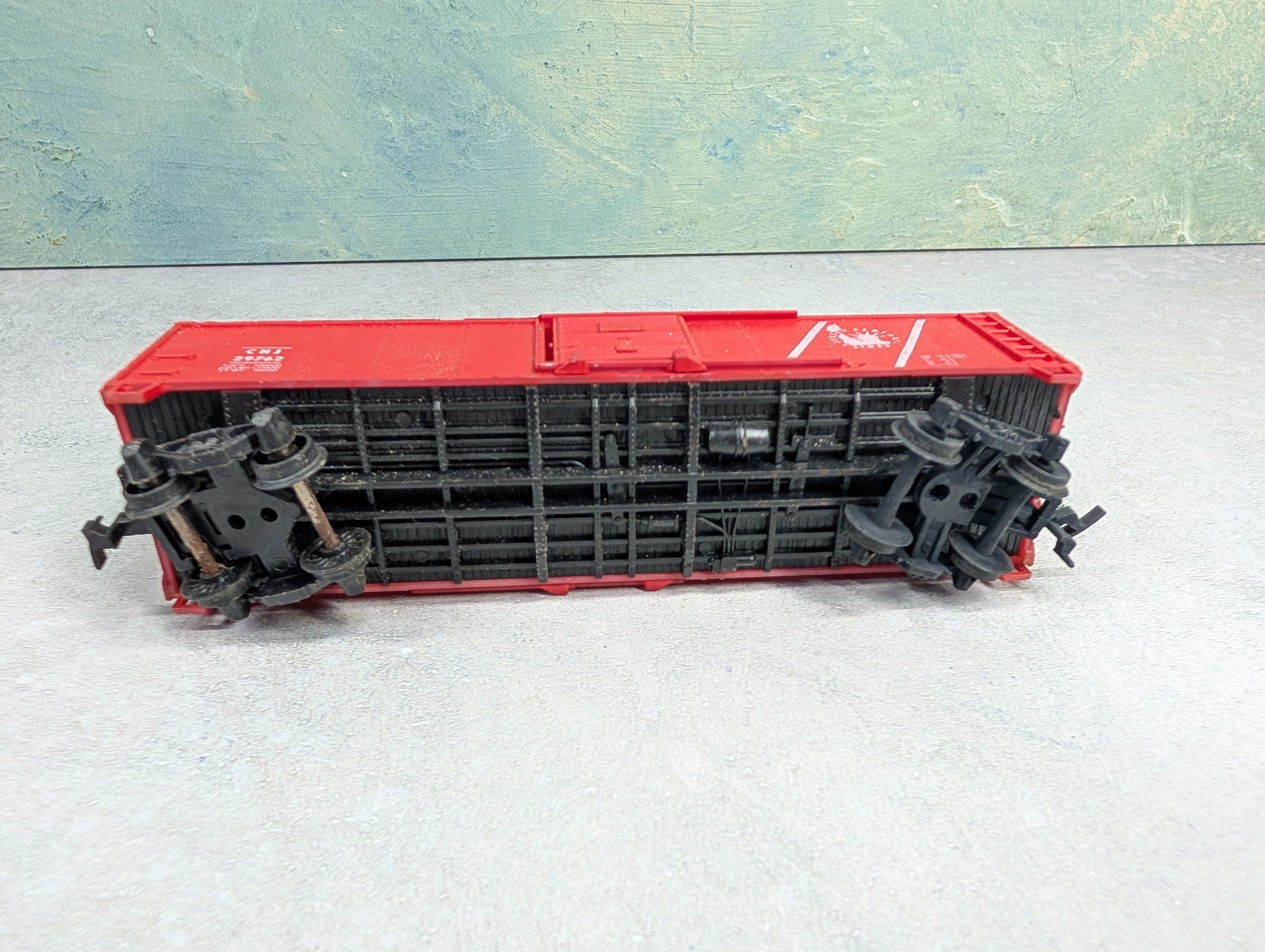 USED ROCO HO Scale 40' Box Car Jersey Central CNJ #29762