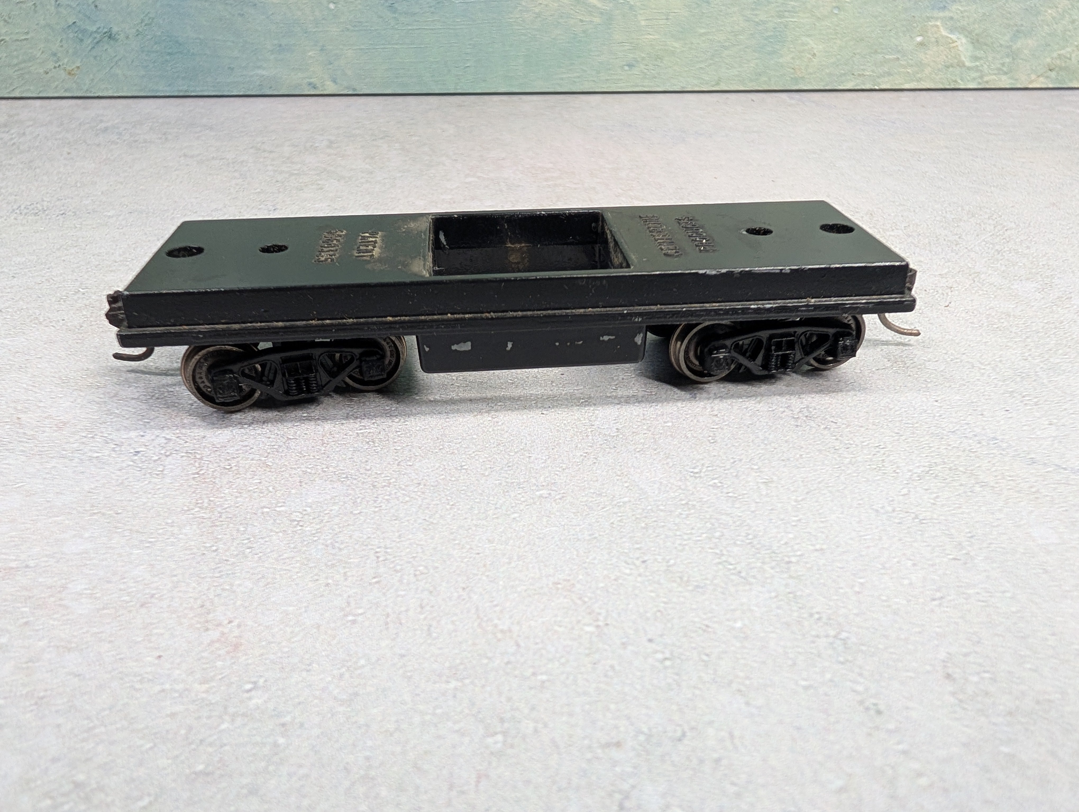 USED Centerline Products HO Scale Track Cleaning Car Frame Only