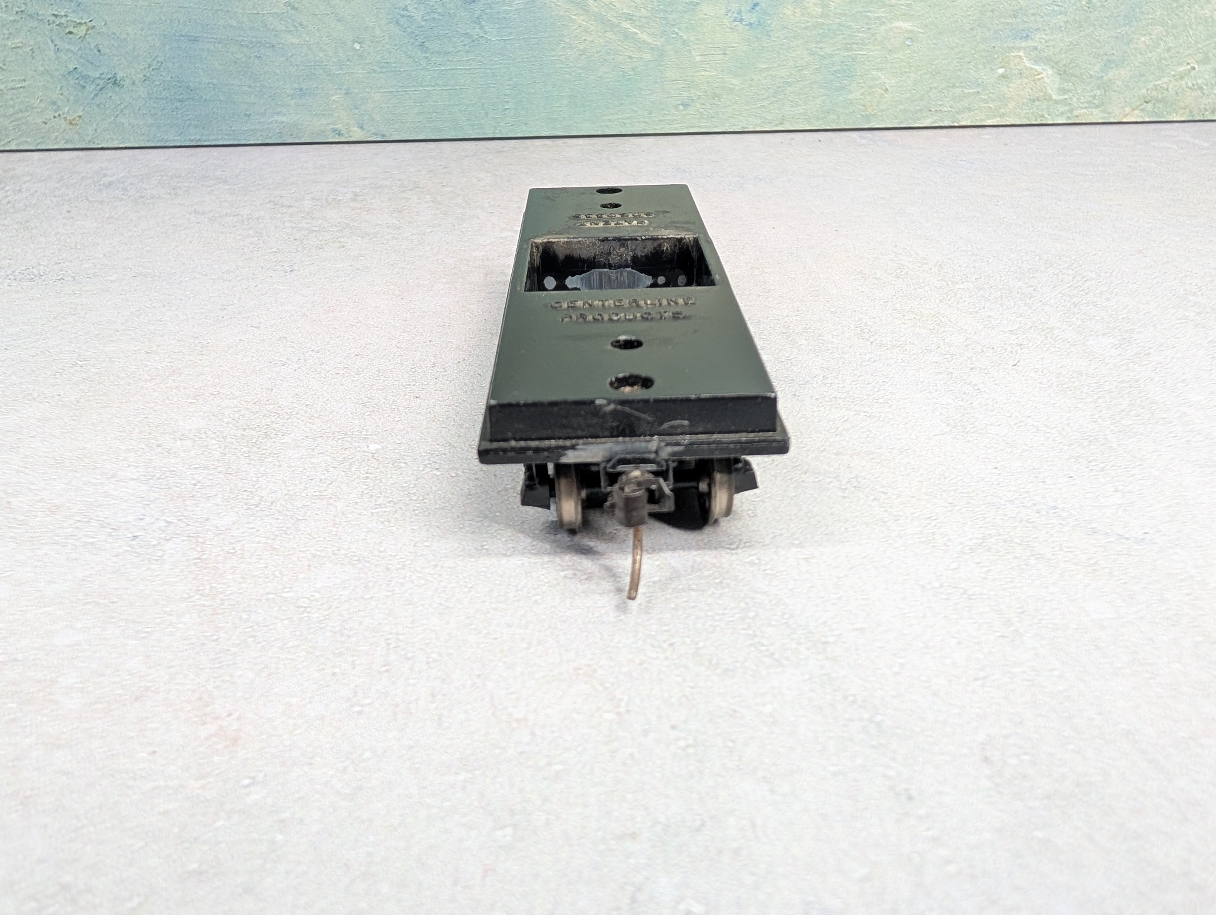 USED Centerline Products HO Scale Track Cleaning Car Frame Only