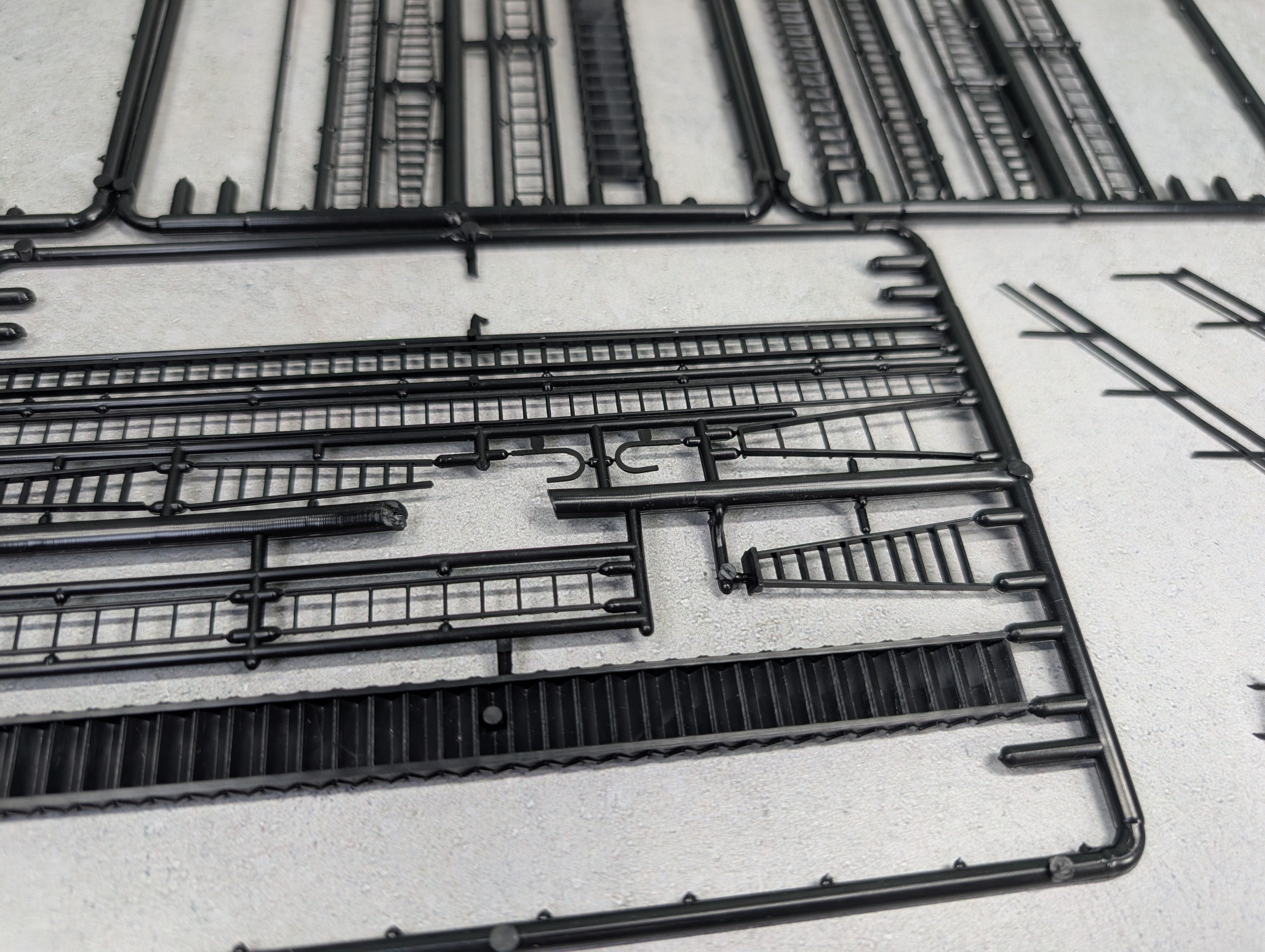 USED HO Scale Lot of Ladders, Stairs, Detail Parts