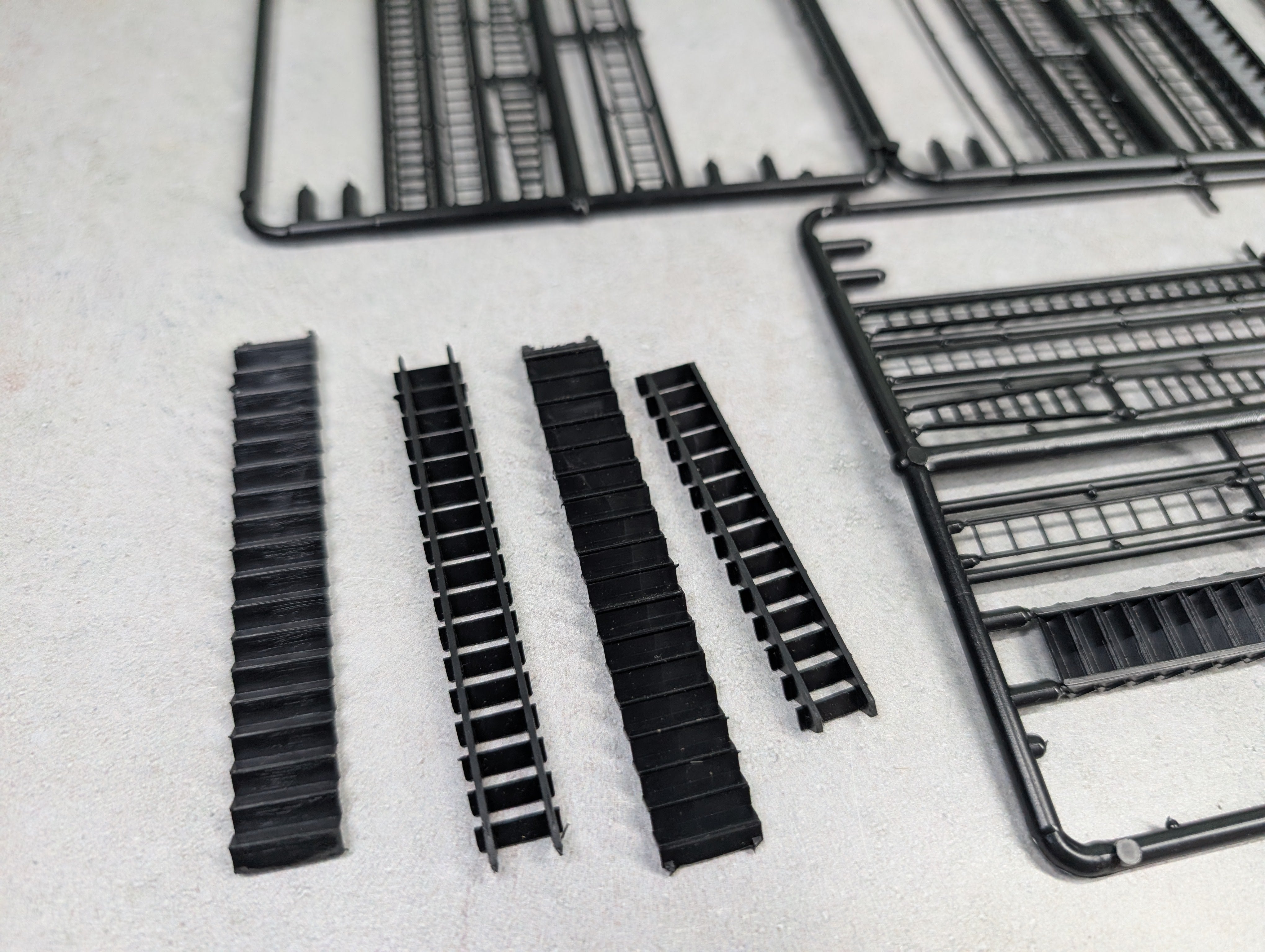 USED HO Scale Lot of Ladders, Stairs, Detail Parts