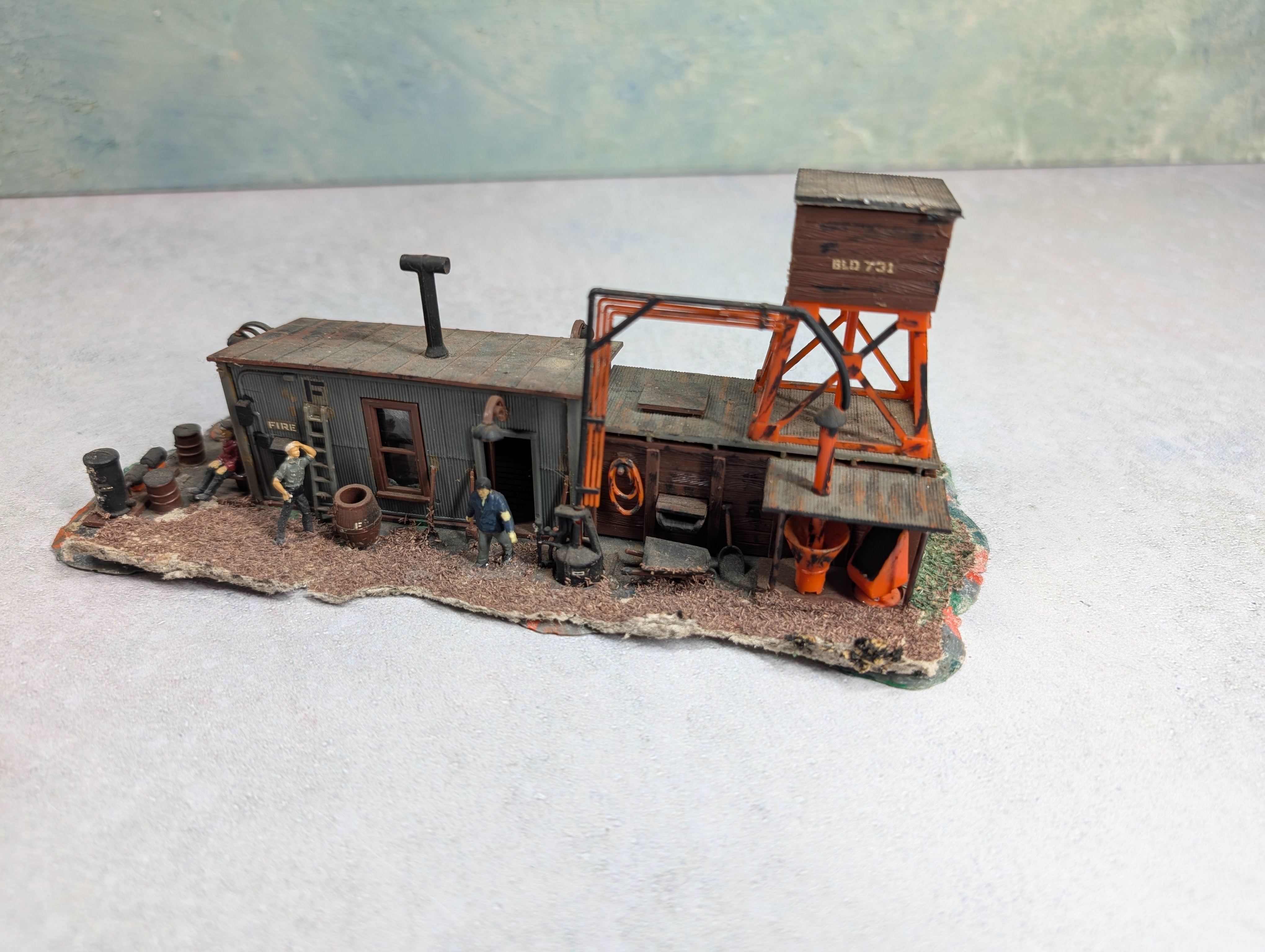 USED HO Scale Sand & Pump House