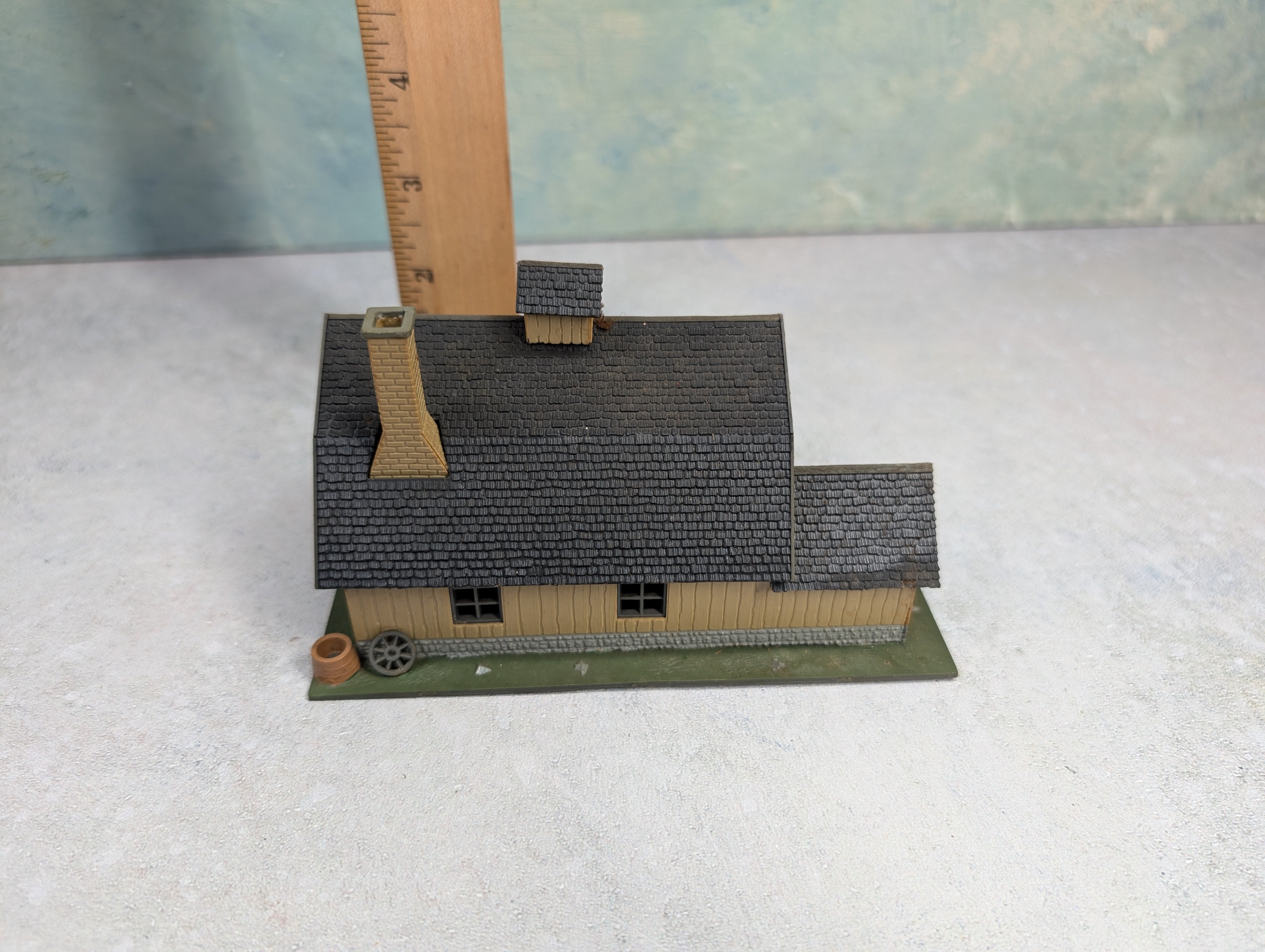 USED HO Scale Village Blacksmith, Workshop Building