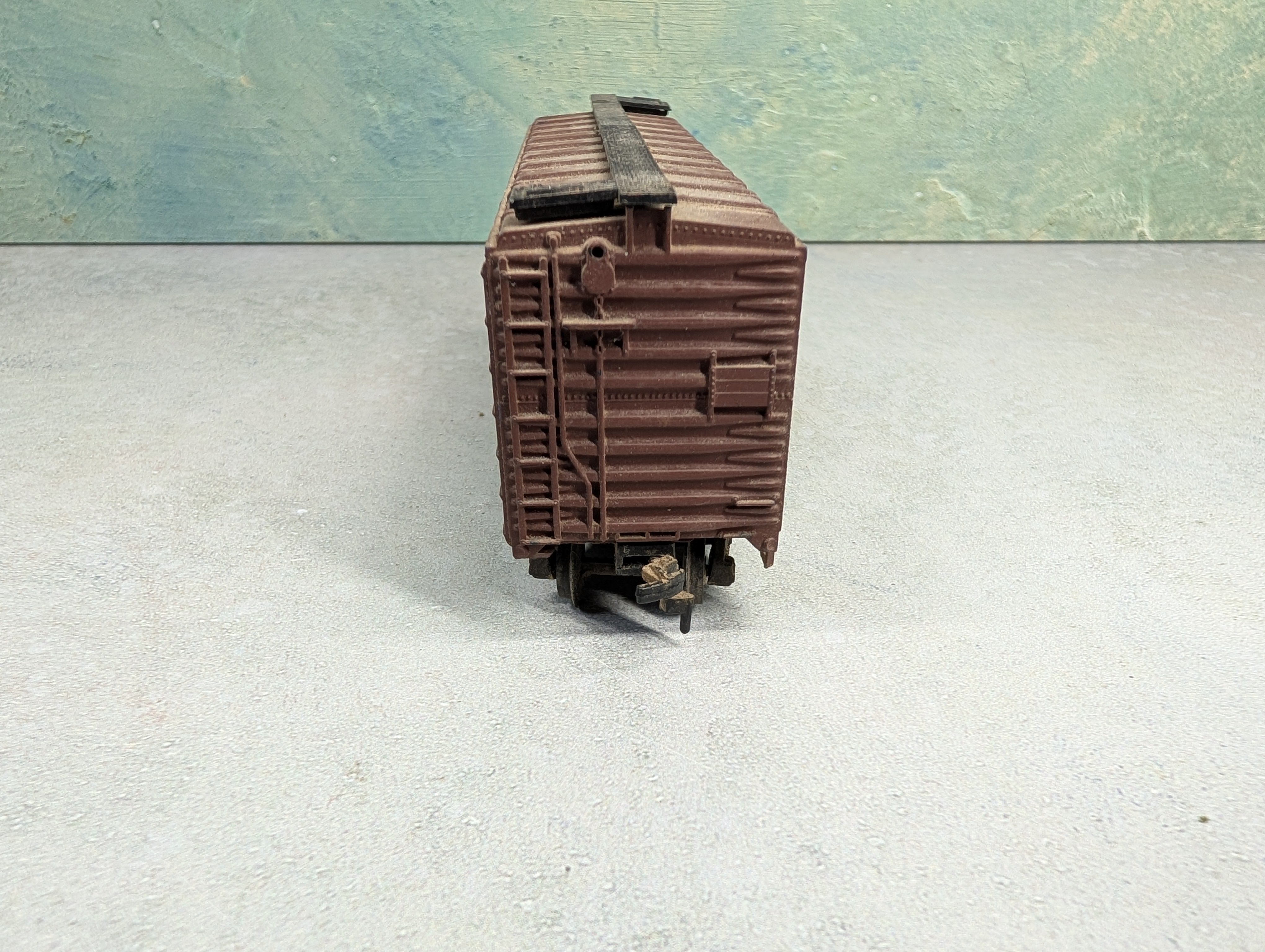 USED Athearn HO Scale 40' Box Car Santa Fe ATSF #146285 Rough