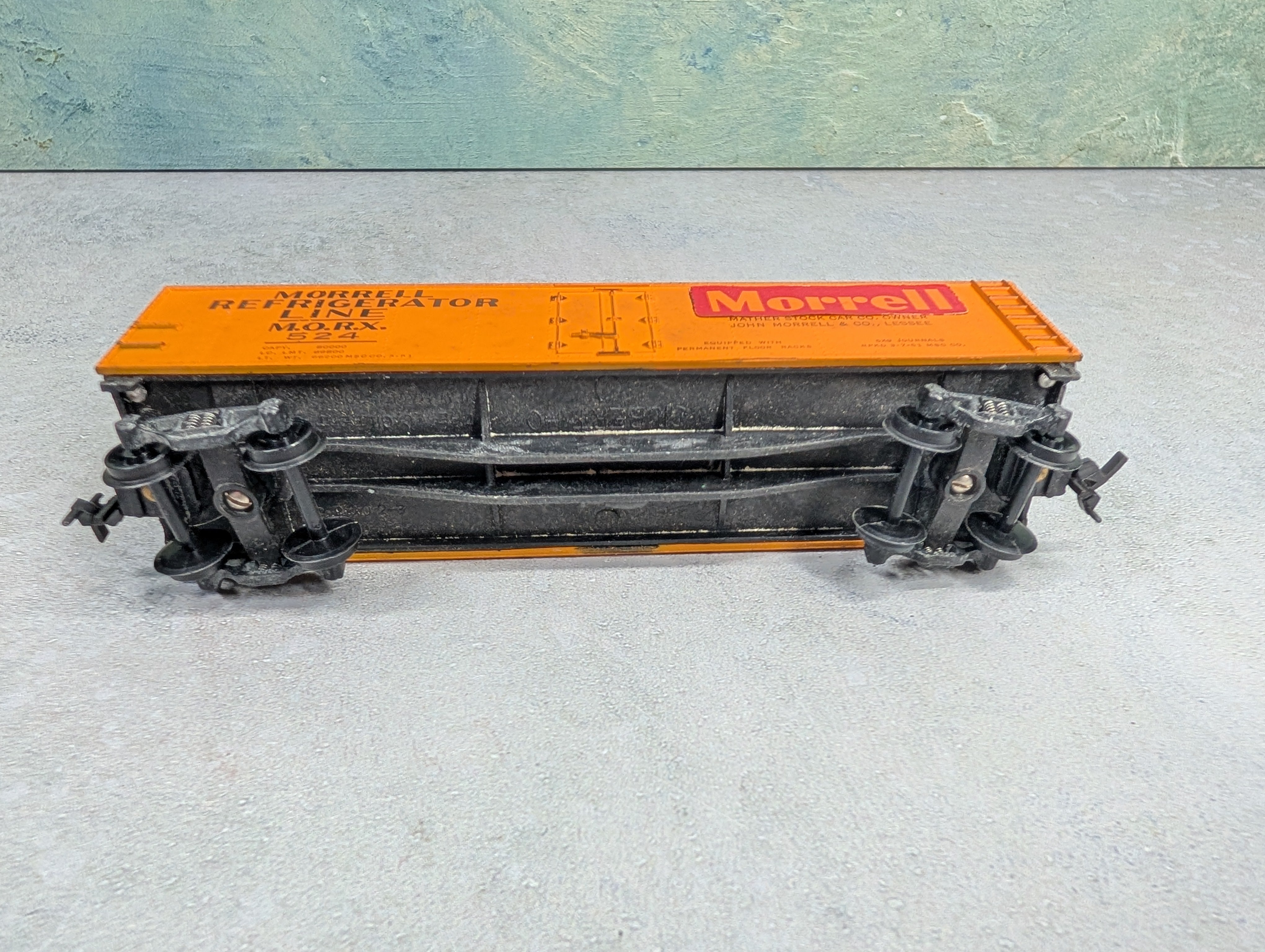 USED Gilbert HO Scale 40' Reefer Box Car Morrell MORX #524