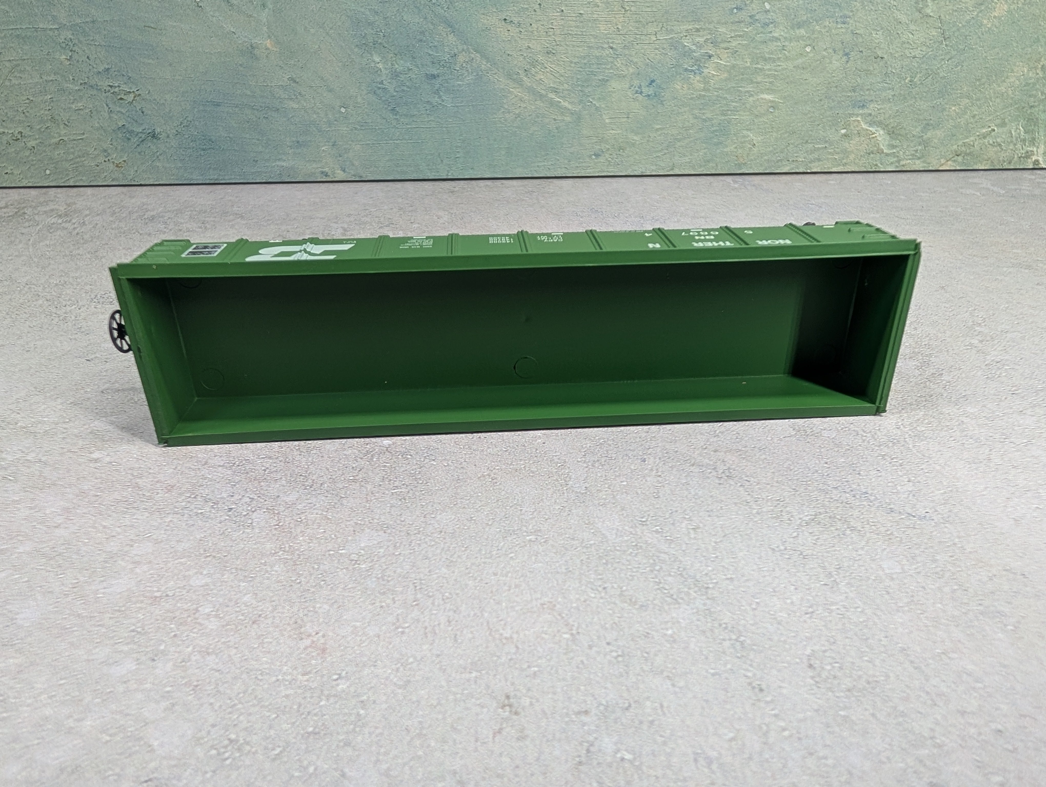 USED Roundhouse 1350 HO Scale 40' Gondola Burlington Northern BN #568974