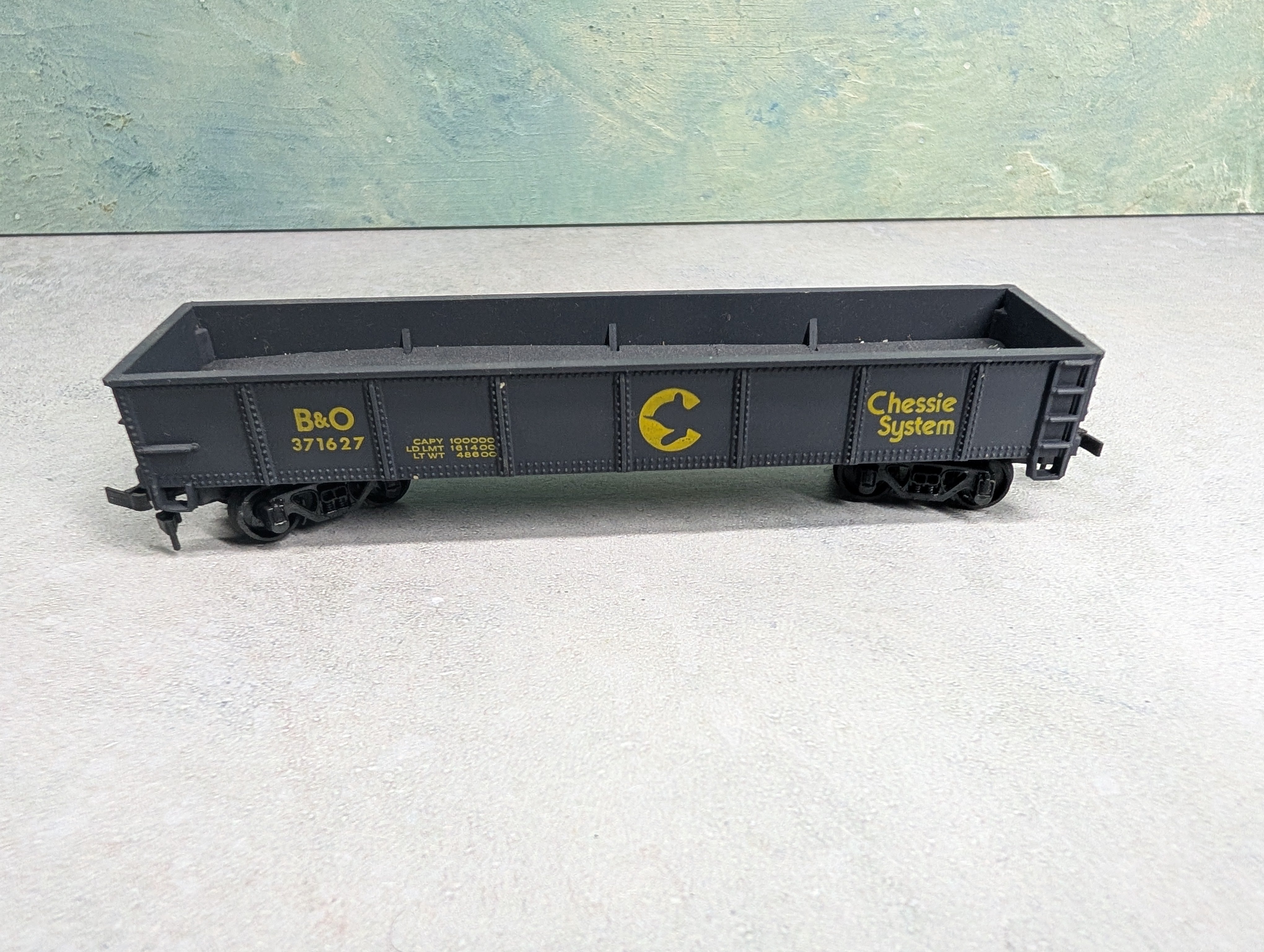 USED Bachmann HO Scale 40' Gondola Chessie System B&O #371627