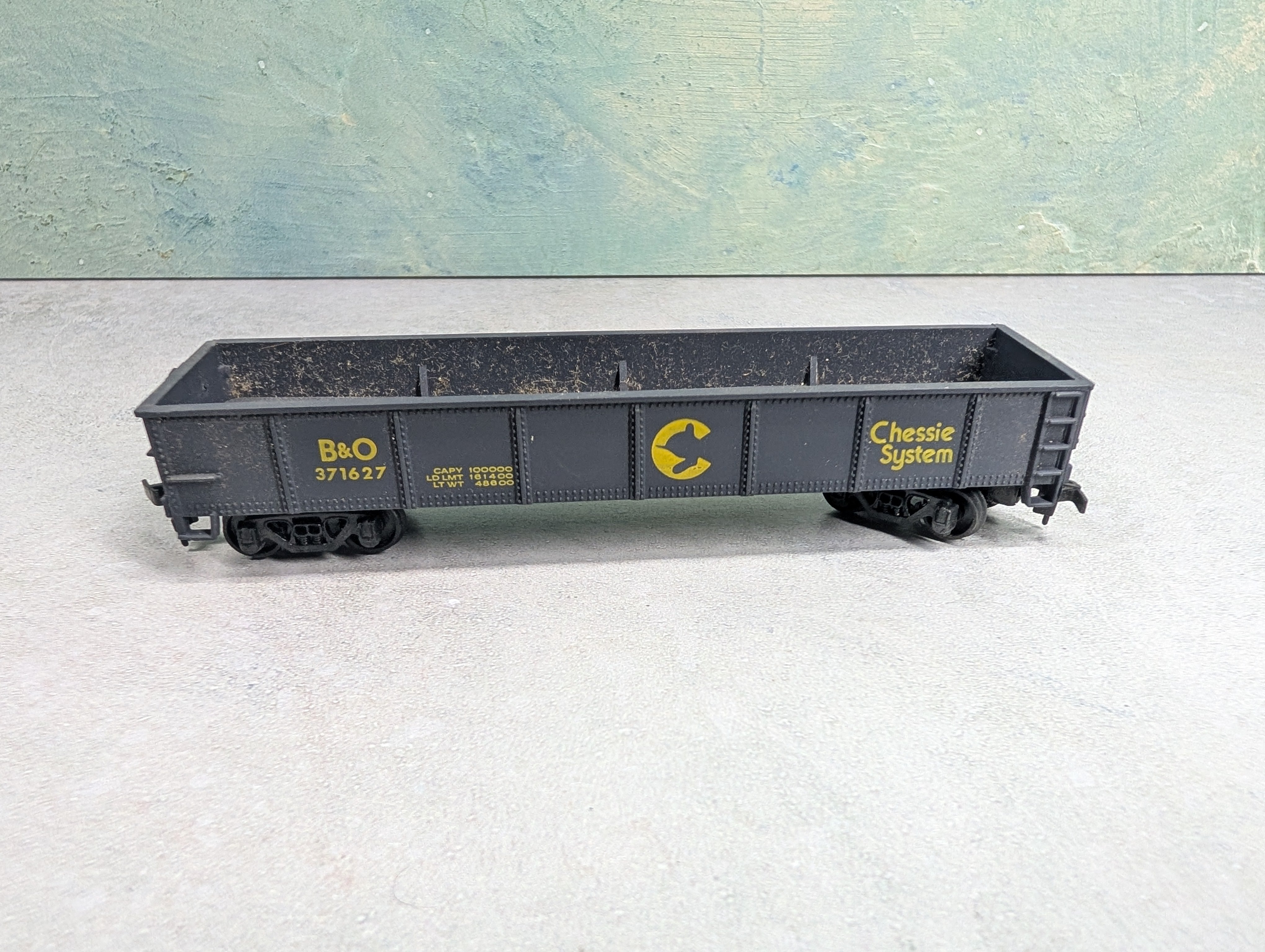 USED Bachmann HO Scale 40' Gondola Chessie System B&O #371627