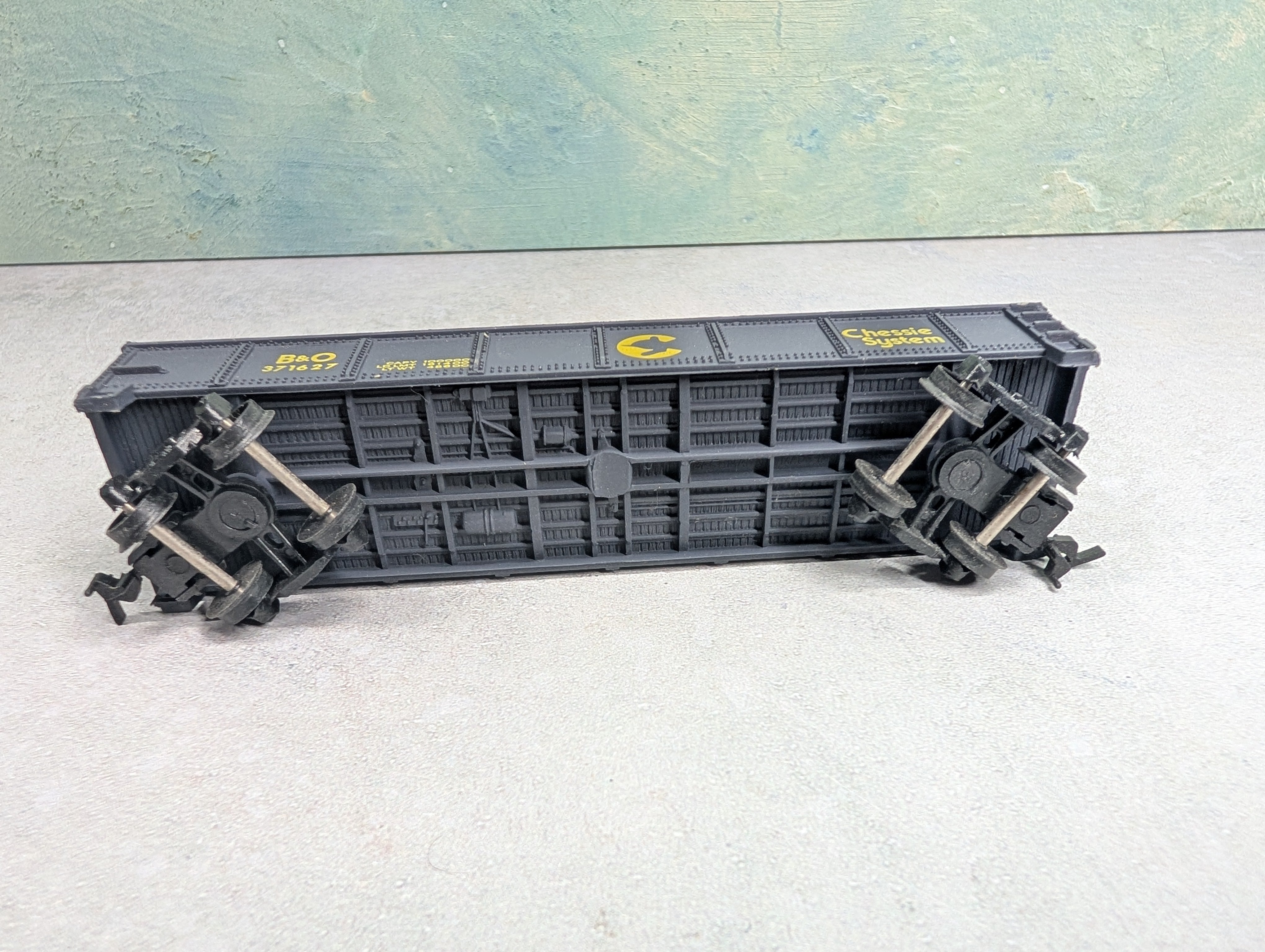 USED Bachmann HO Scale 40' Gondola Chessie System B&O #371627
