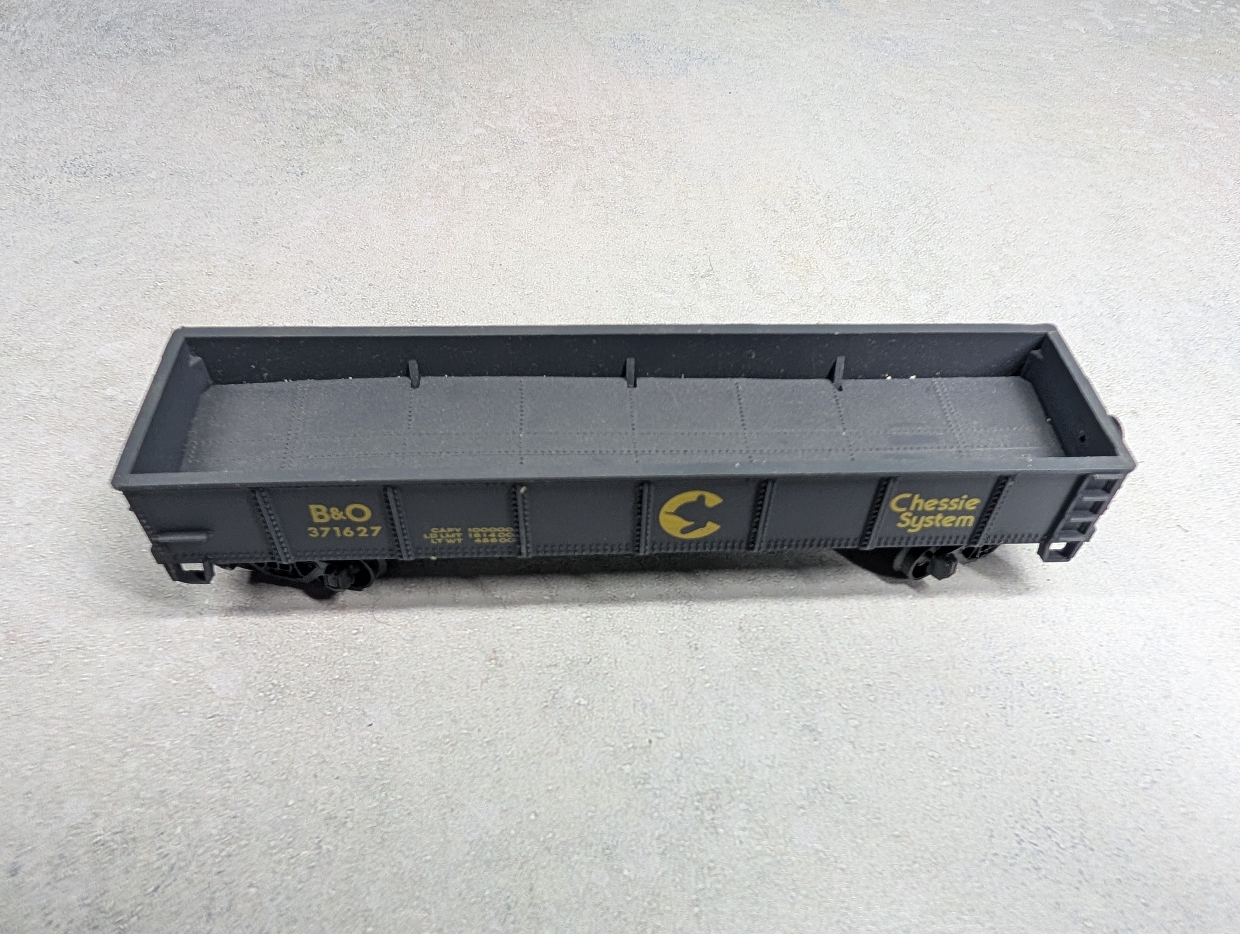 USED Bachmann HO Scale 40' Gondola Chessie System B&O #371627