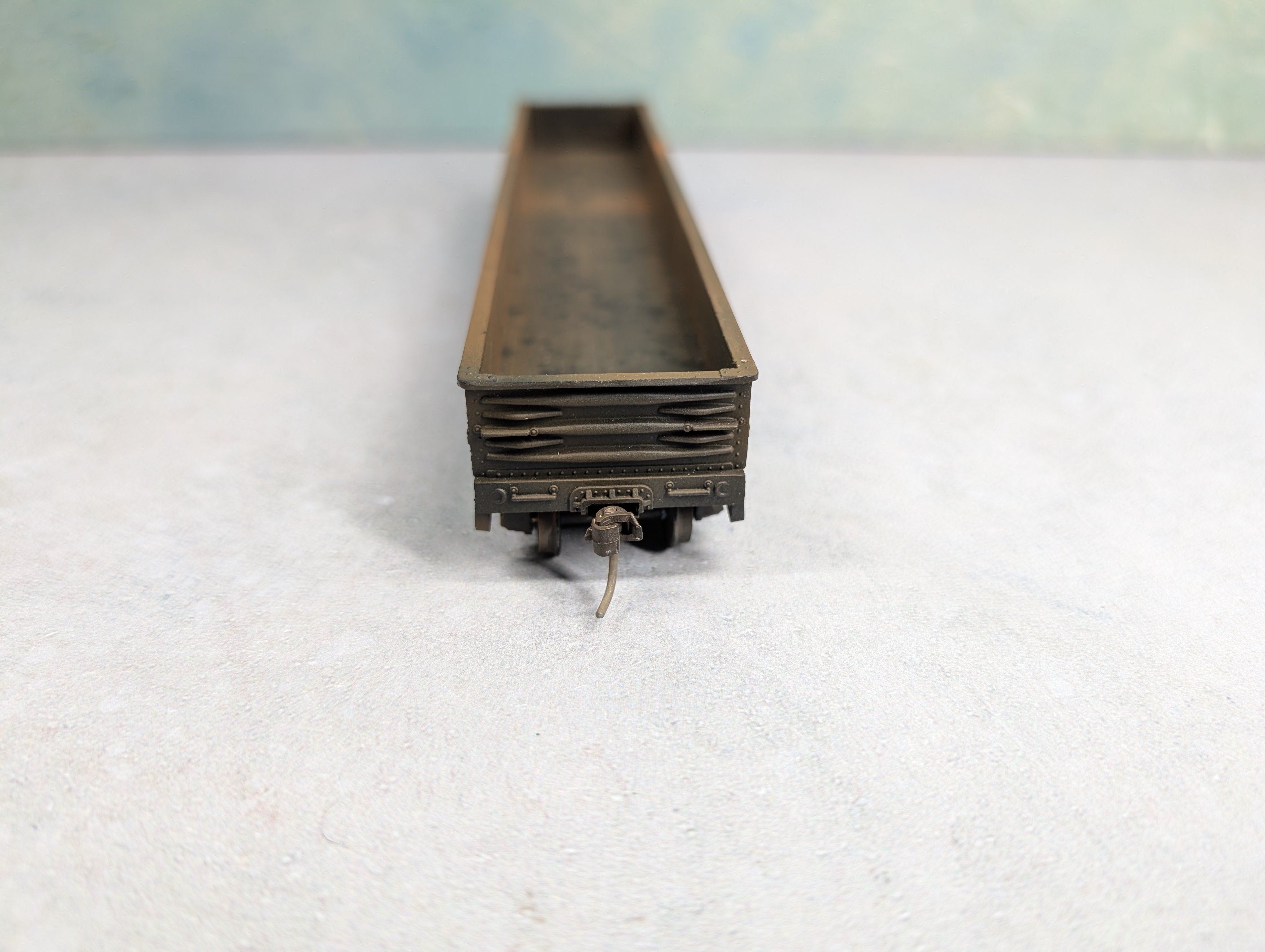 USED Athearn HO Scale 50' Gondola Pennsylvania PRR #616077 Beautifully Weathered