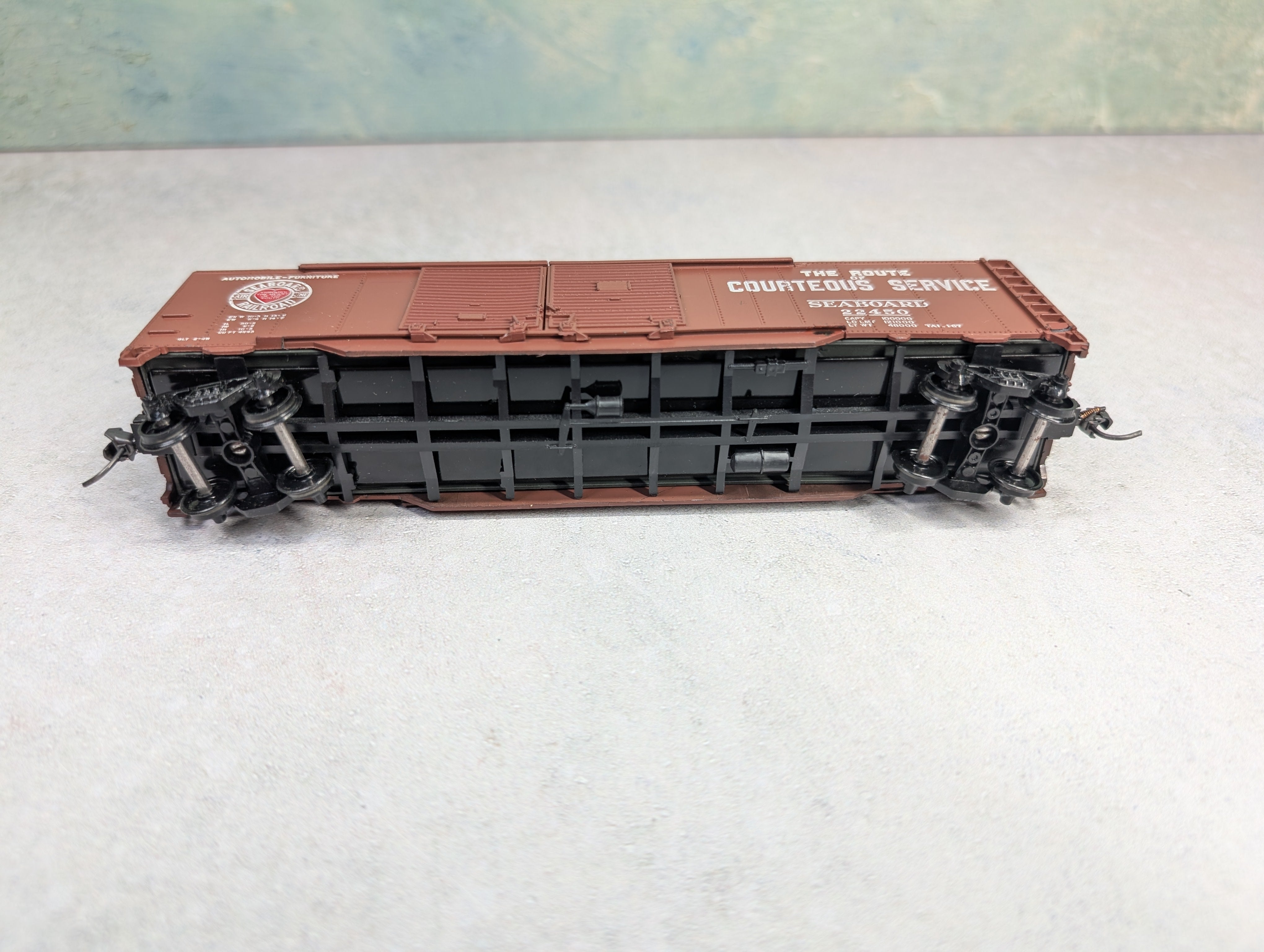 USED Athearn HO Scale 50' DD Box Car Seaboard Air Line #22450