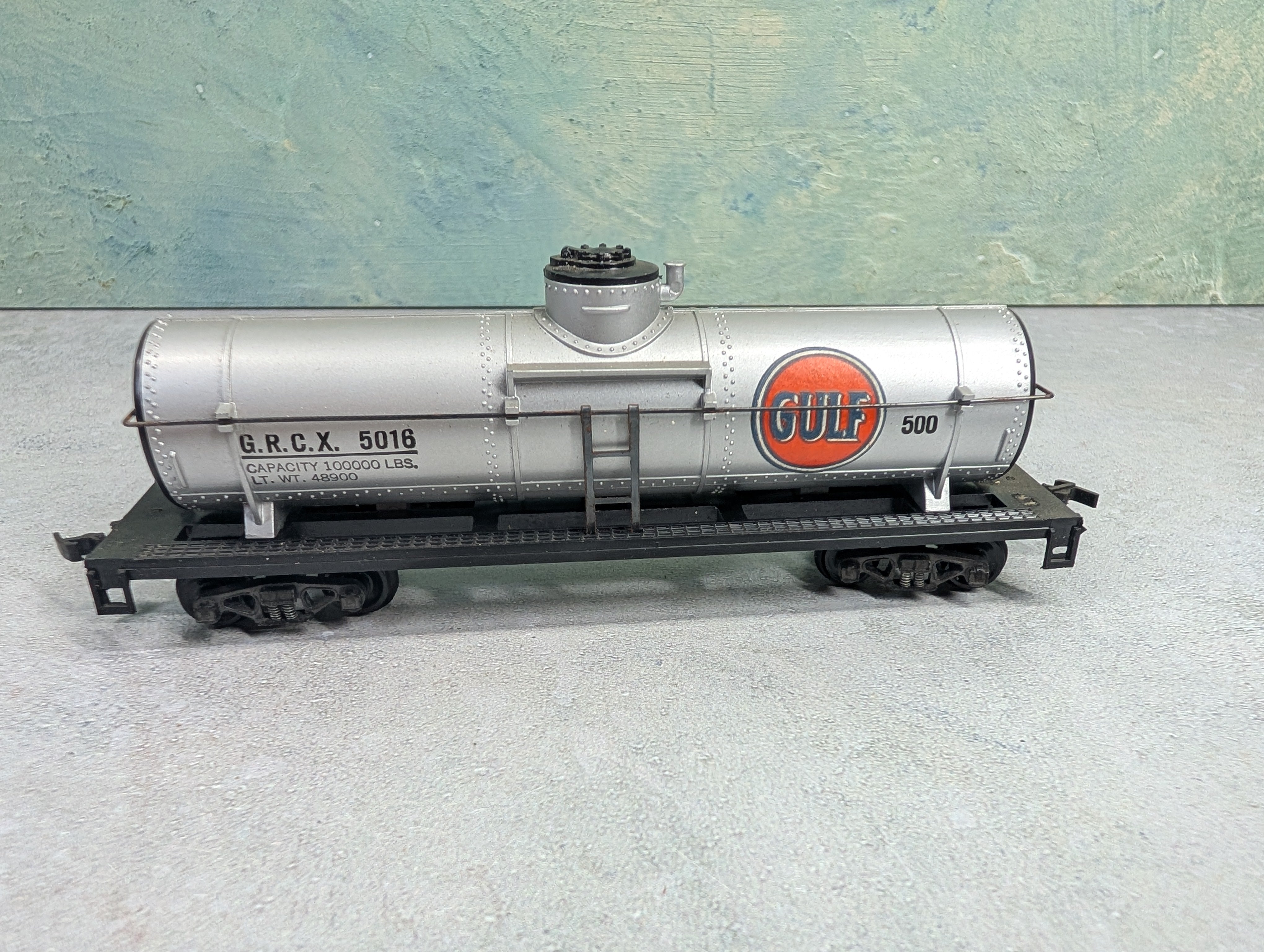 USED Gilbert HO Scale Tank Car Gulf GRCX #5018