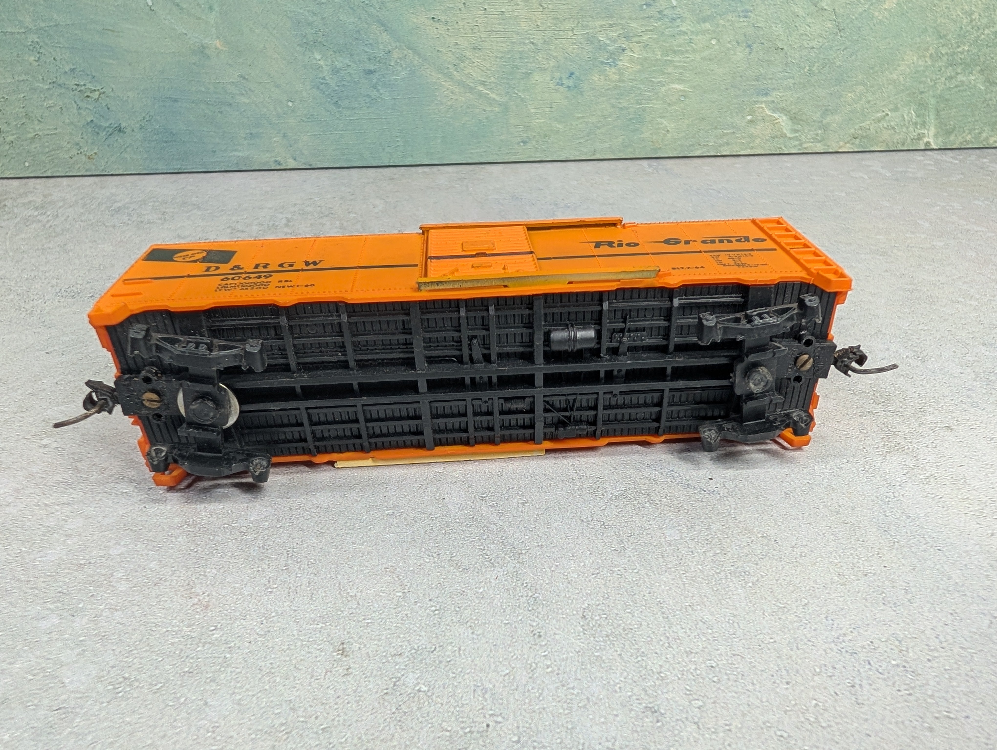 USED AHM HO Scale Box Car Rio Grande D&RGW #60649