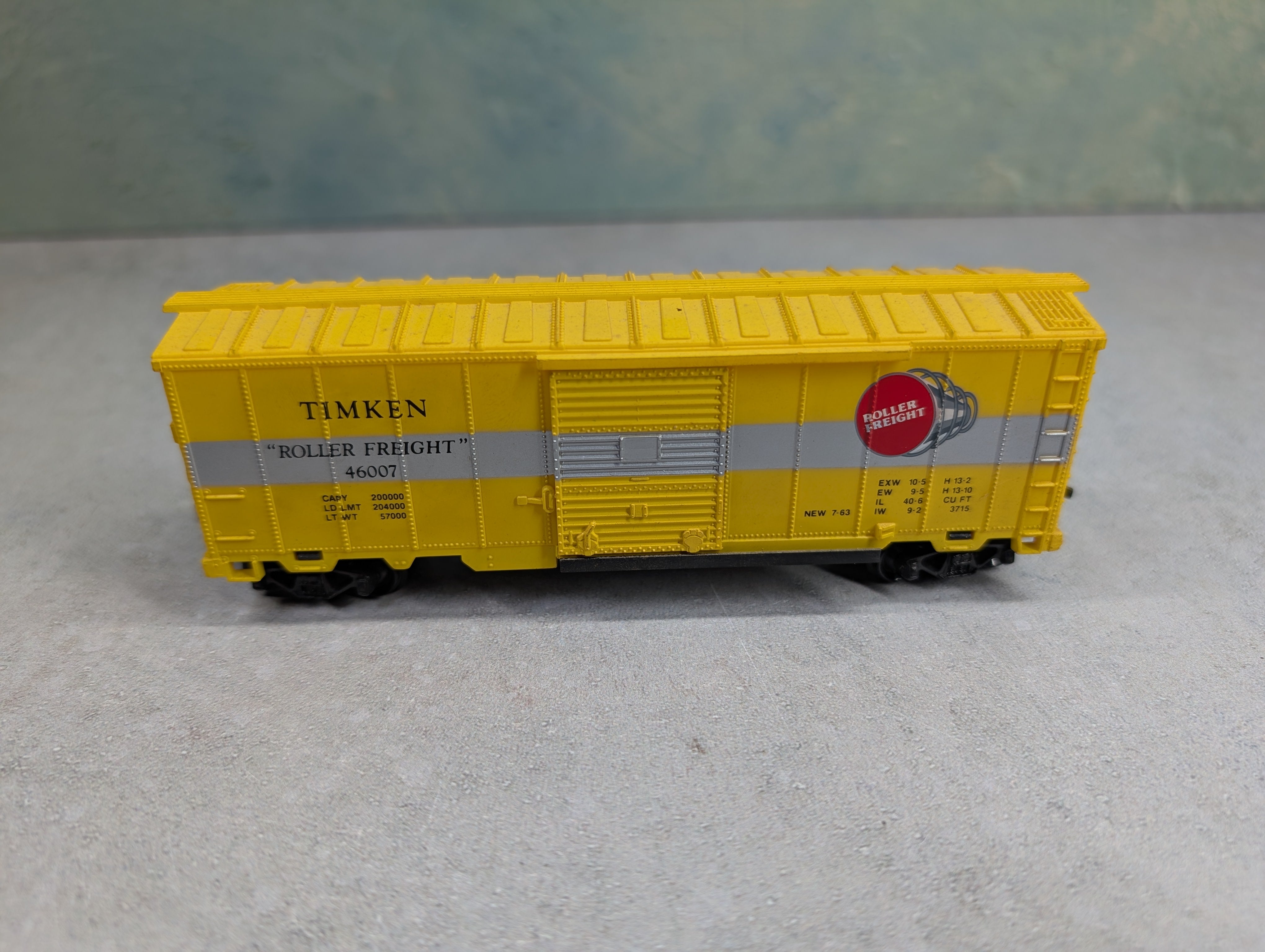 USED Model Power 7973 HO Scale 40' Box Car Timken 46007