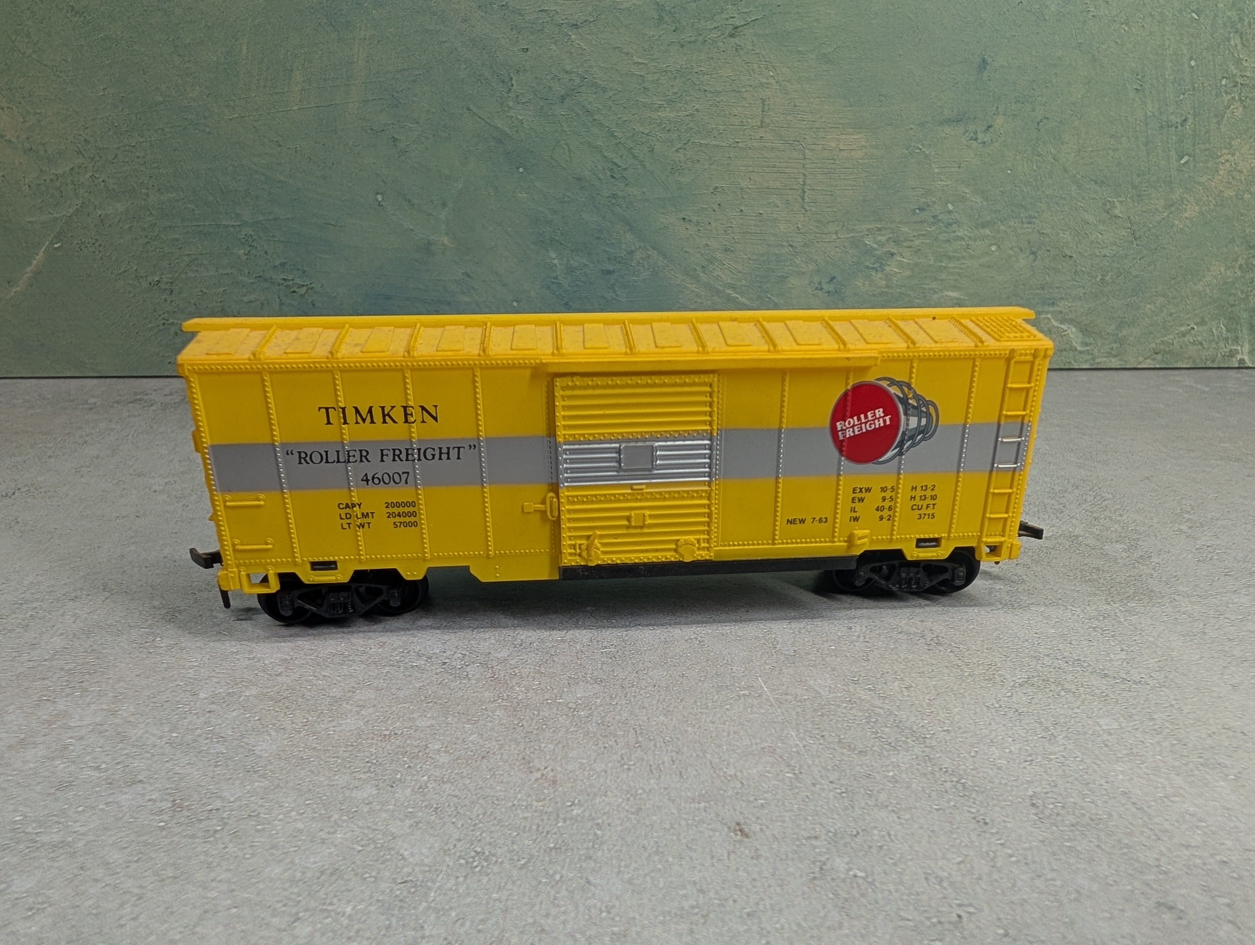 USED Model Power 7973 HO Scale 40' Box Car Timken 46007