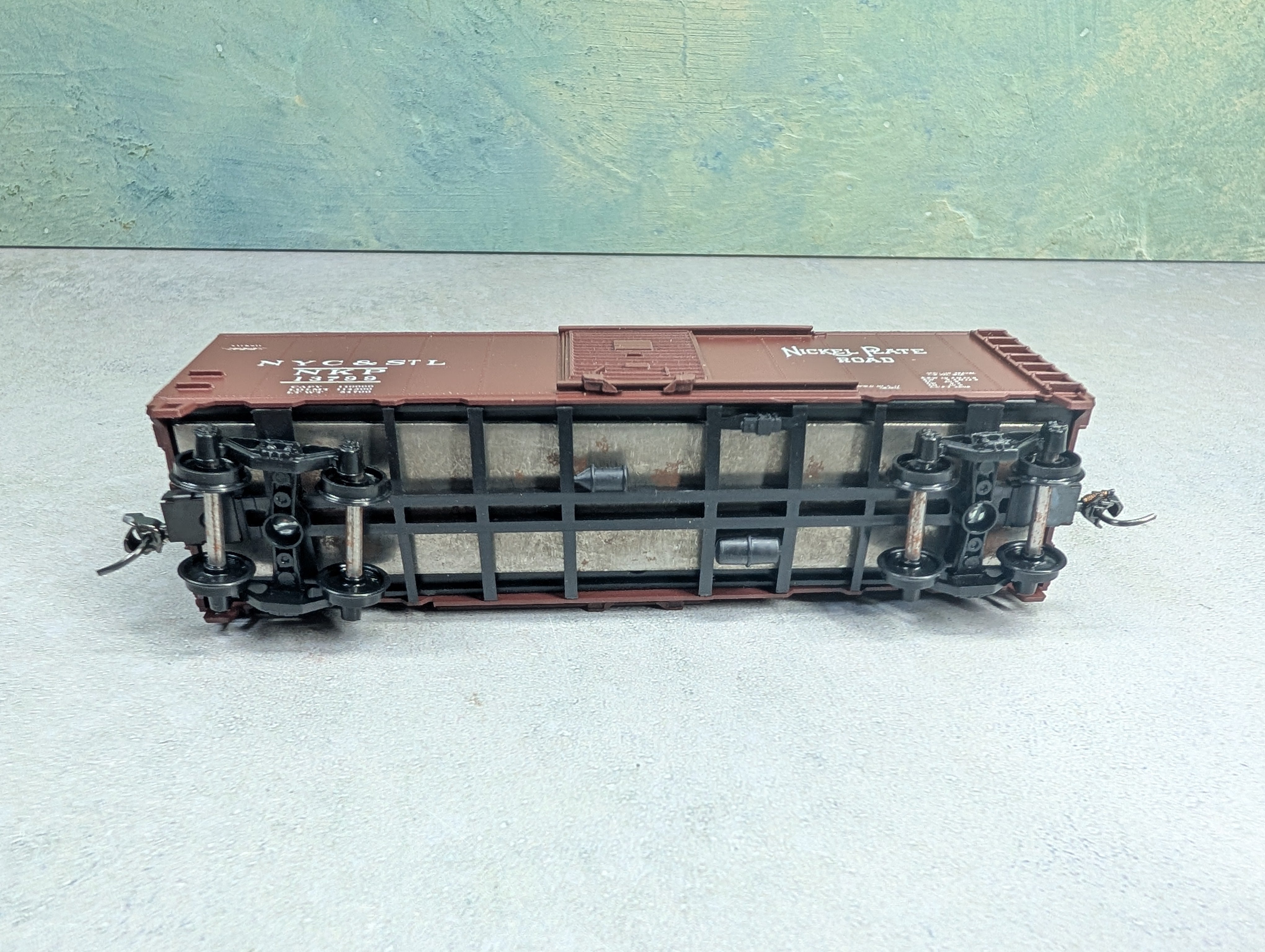 USED Athearn HO Scale 40' Box Car Nickel Plate Road NKP #13799 Bev-Bel