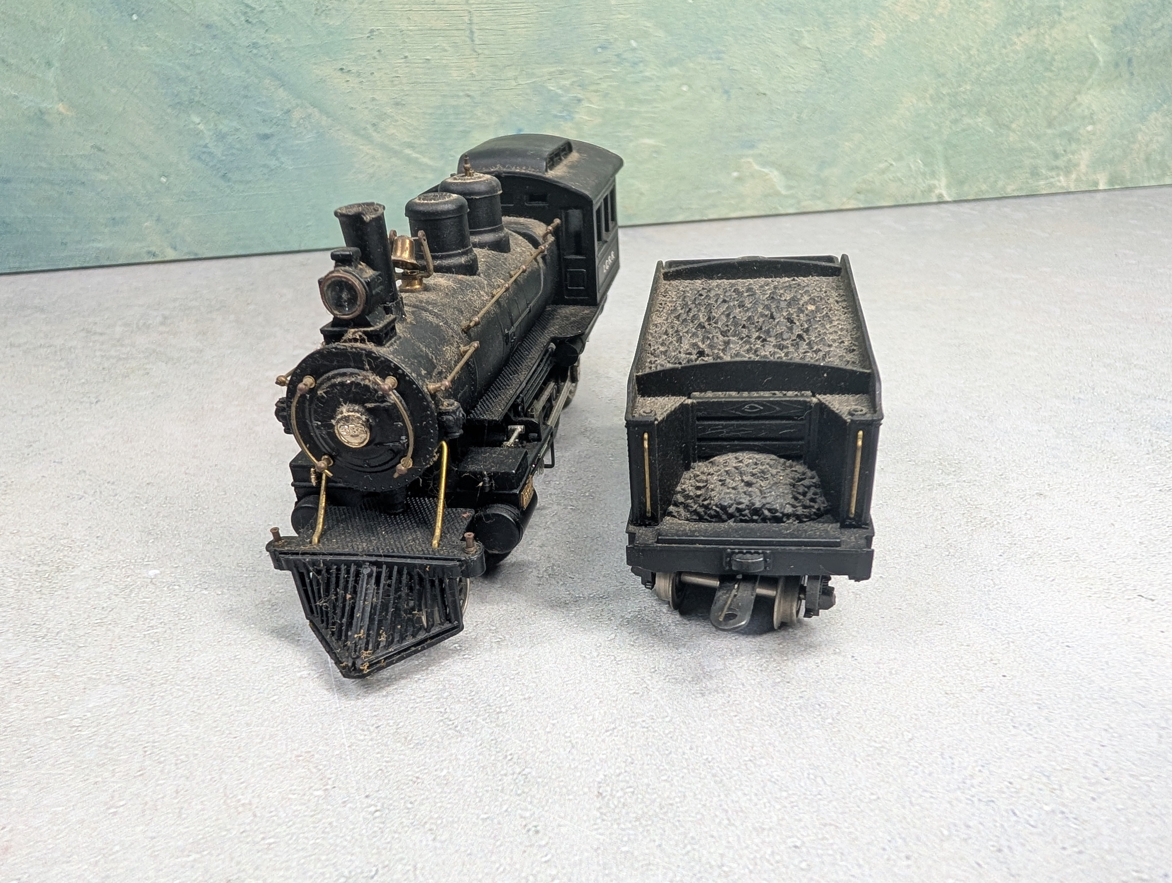 USED Rivarossi HO Scale 4-6-0 Steam Locomotive Casey Jones ICRR #382 Runs Great DC