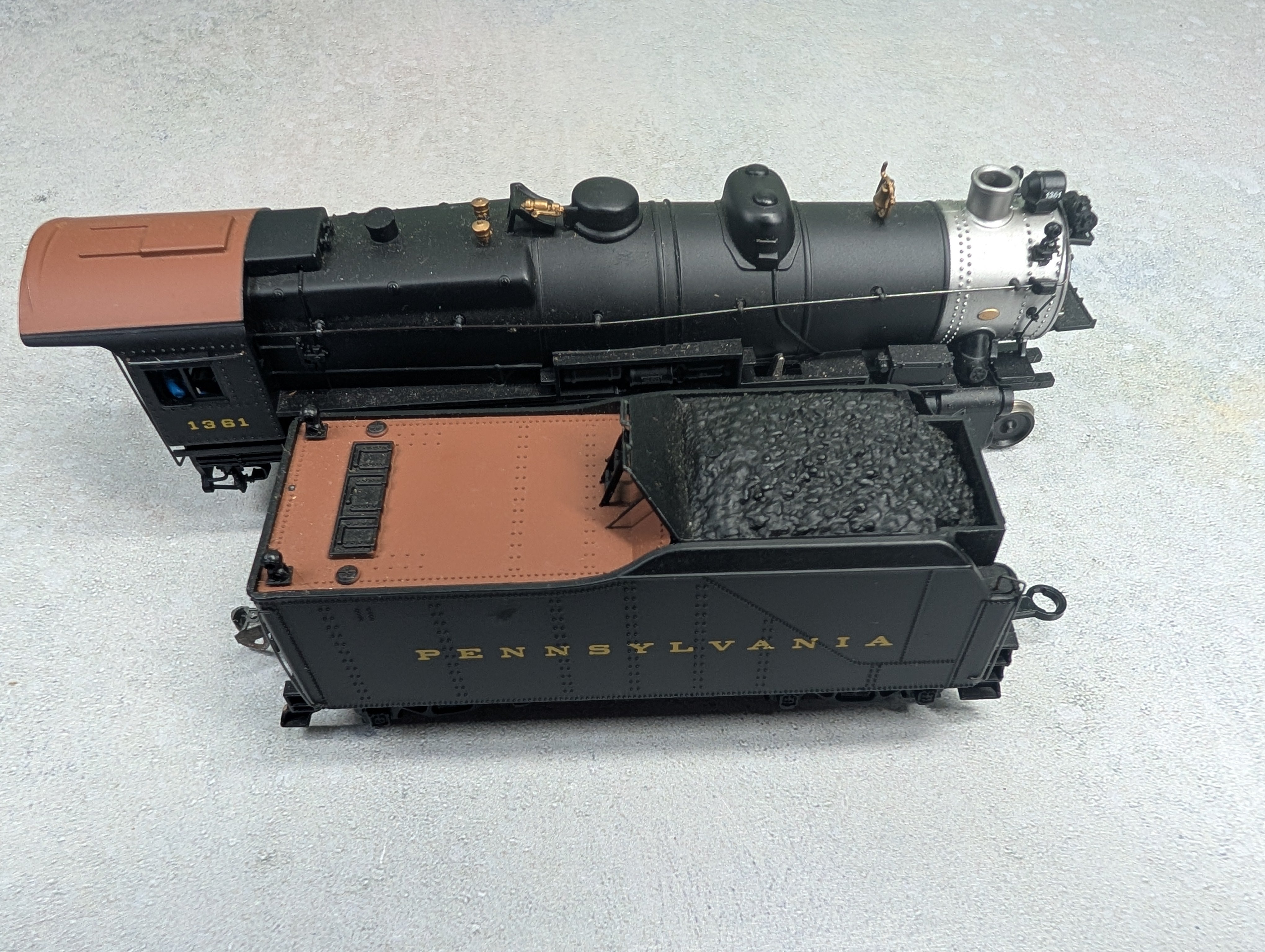 USED Bachmann HO Scale Spectrum K4 Steam Locomotive Pennsylvania #1361 Runs Great DC