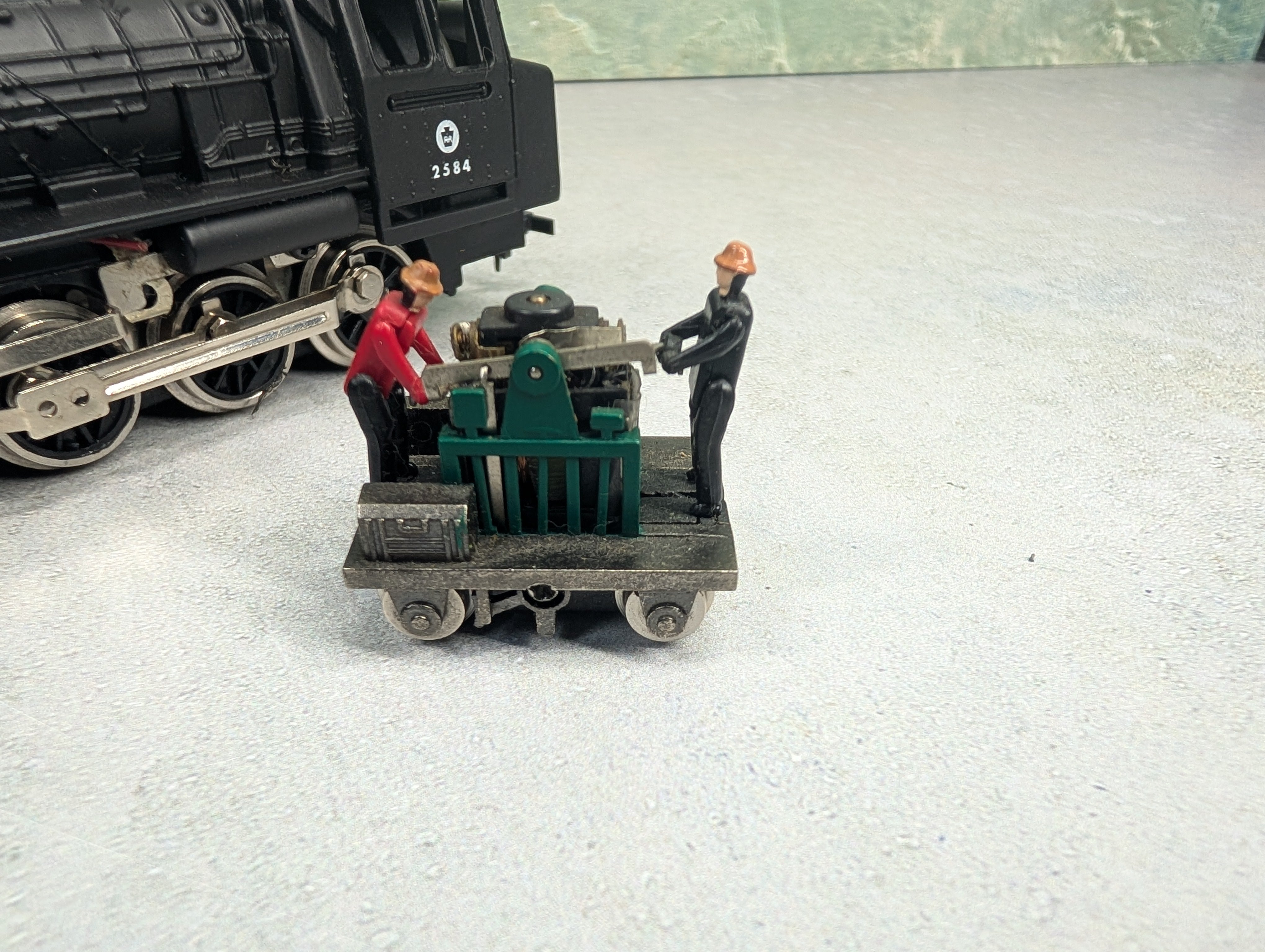 USED HO Scale Lot of Steam Locomotive Parts & More - For Repair Only
