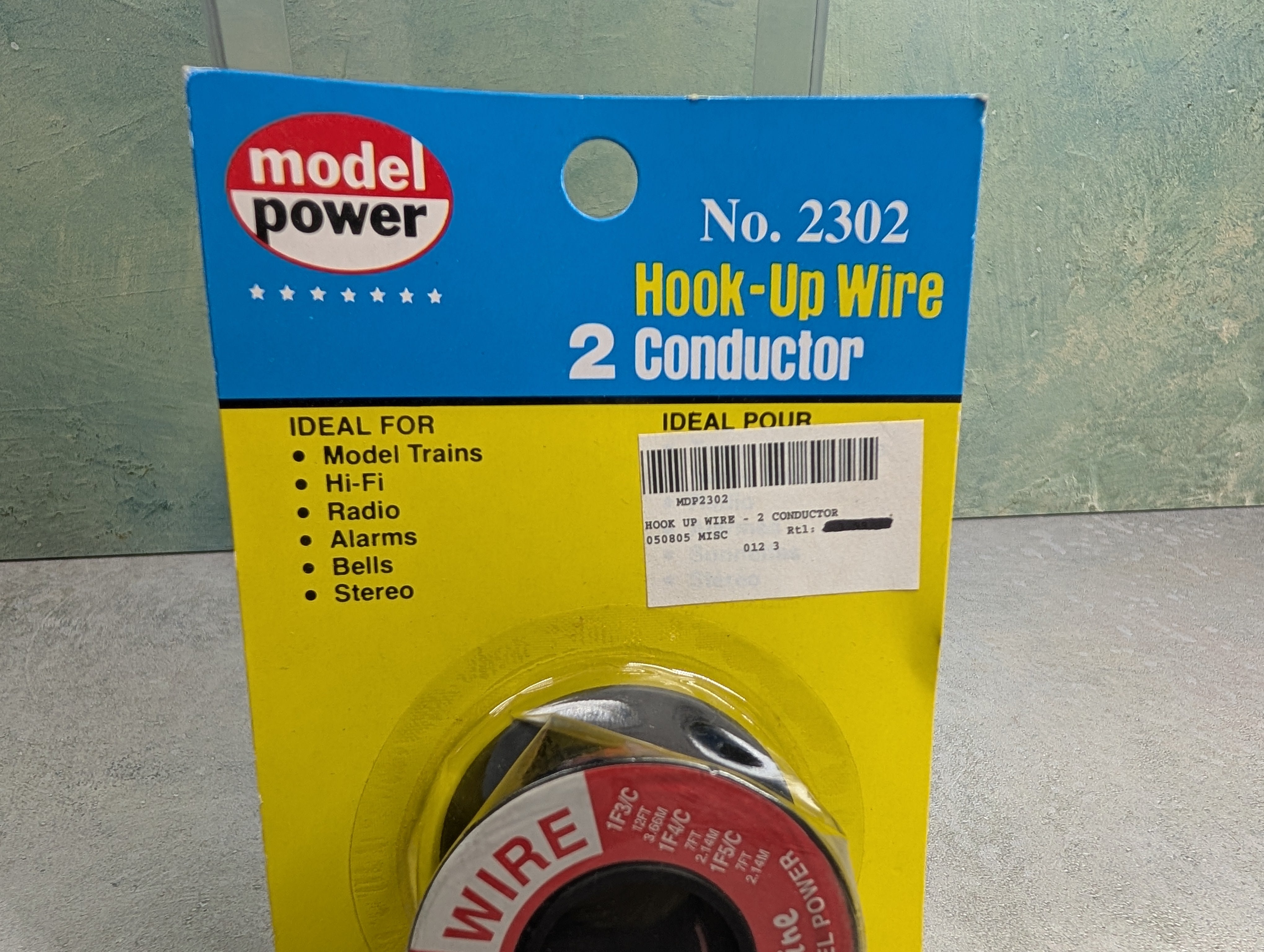 USED Model Power 2302 MULTI Scale Model Train Track/Accessory Wire (2 Conductor) - Sealed