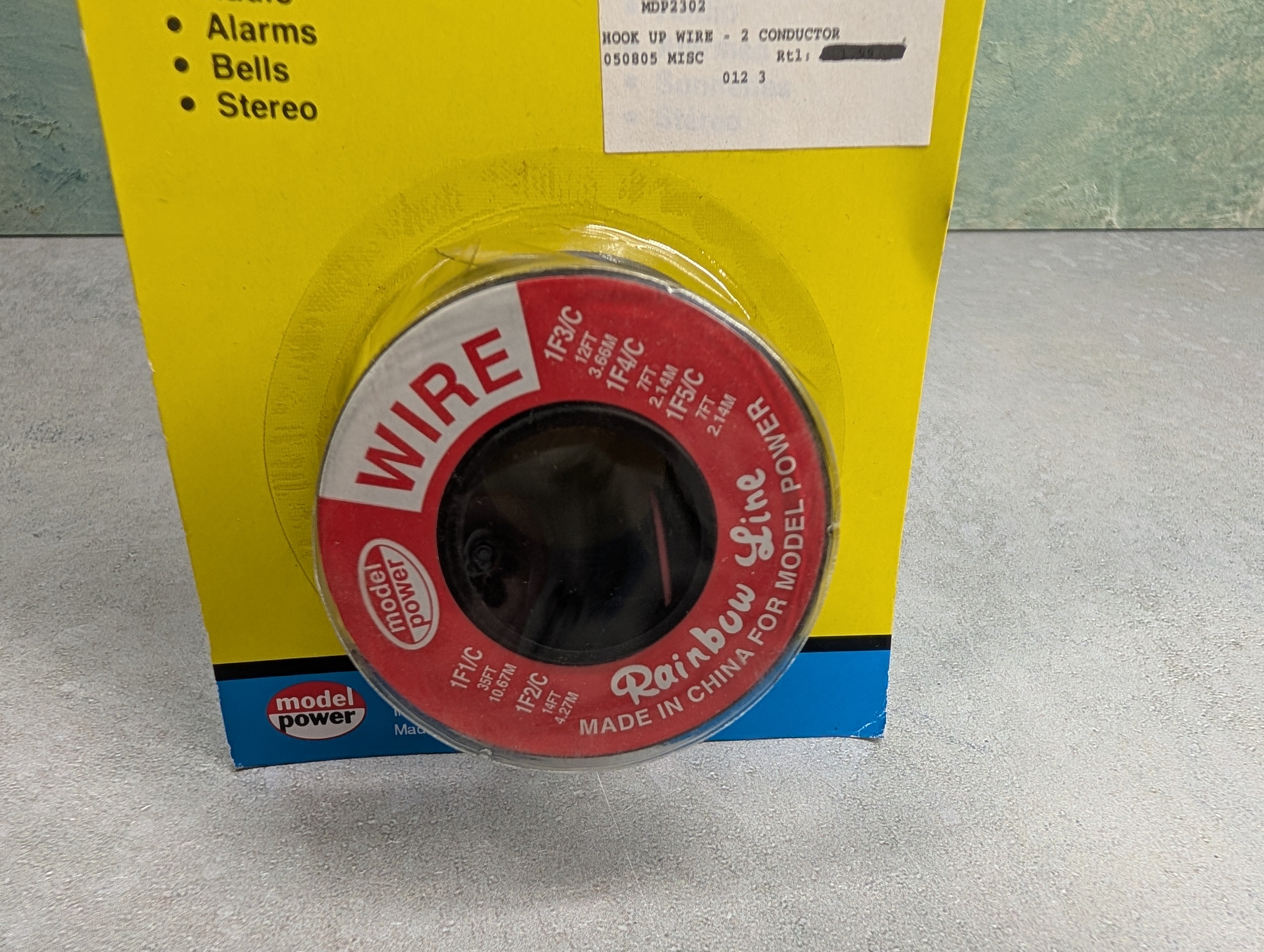 USED Model Power 2302 MULTI Scale Model Train Track/Accessory Wire (2 Conductor) - Sealed