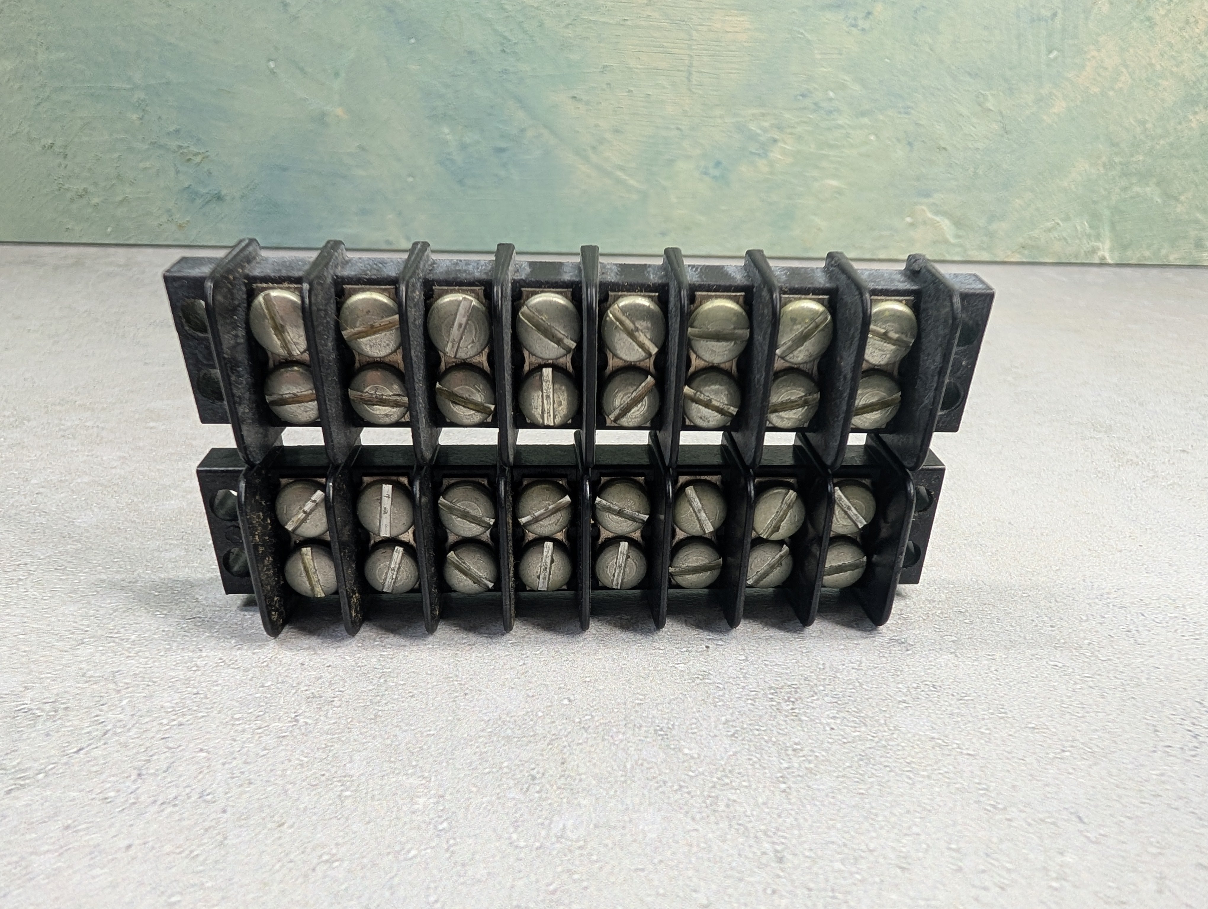 USED MULTI Scale Lot of Small Wire Terminal Blocks, Strips (2 pcs)