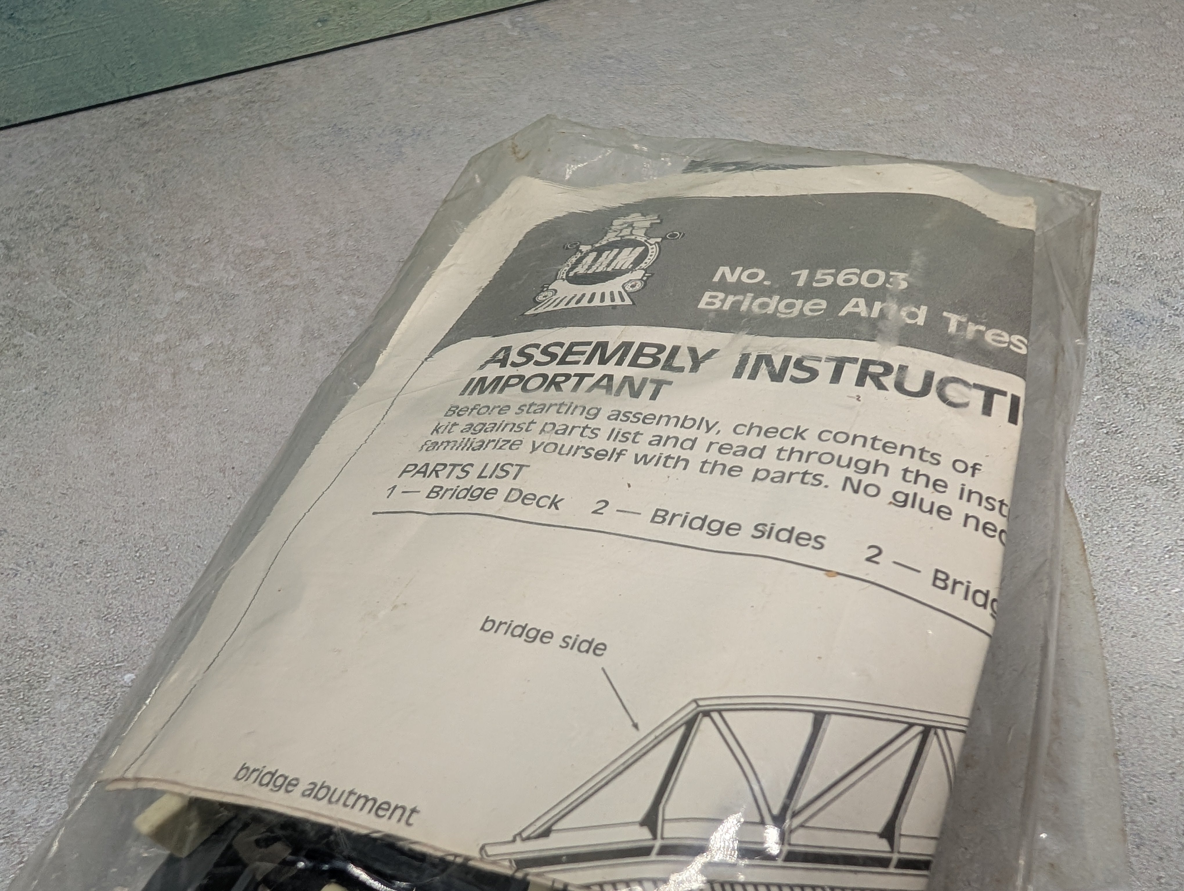 USED AHM 15603 HO Scale Bridge & Trestle Set KIT