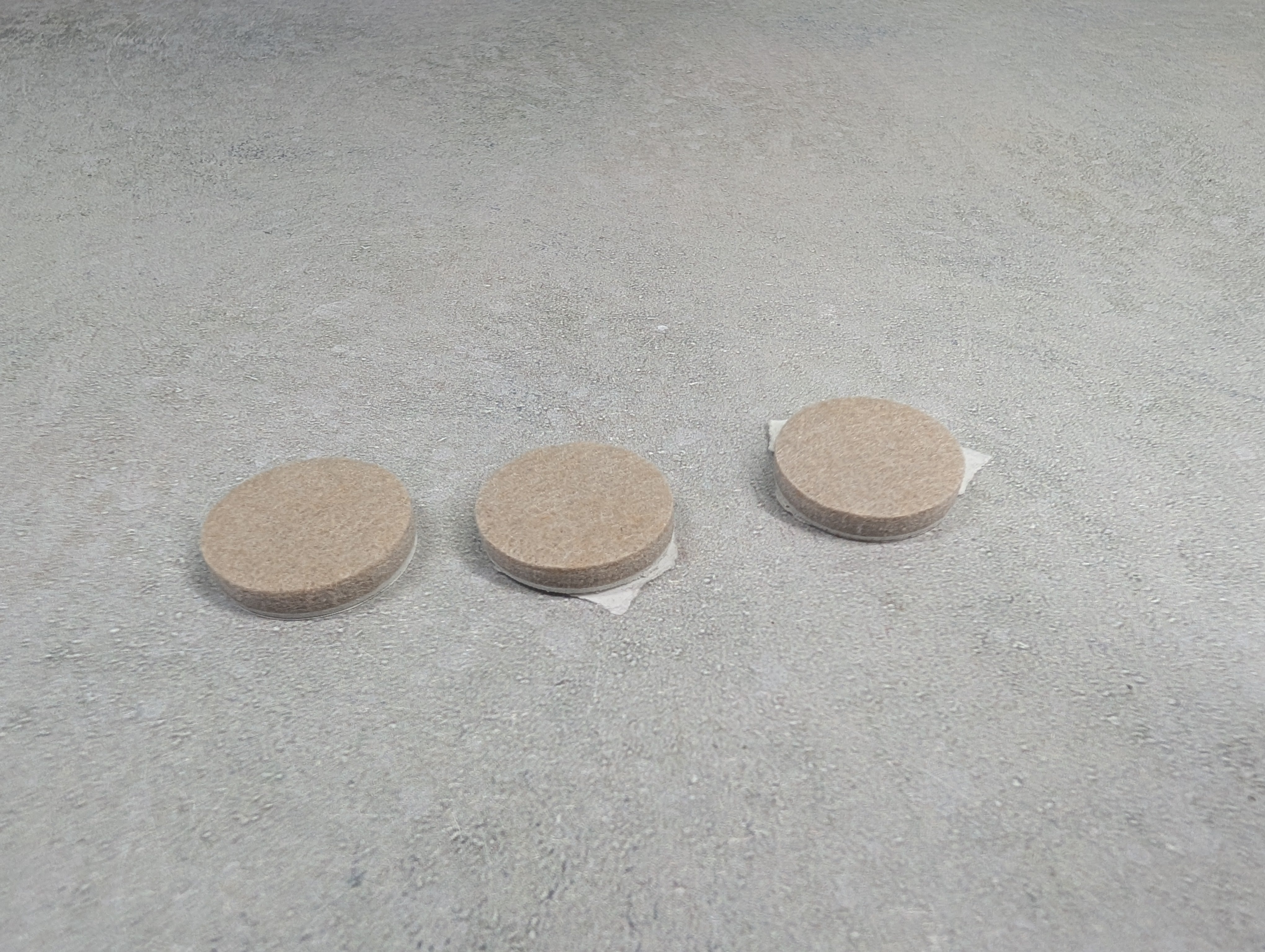 USED HO Scale Track Cleaning Car Replacement Felt Pads (3 pcs)