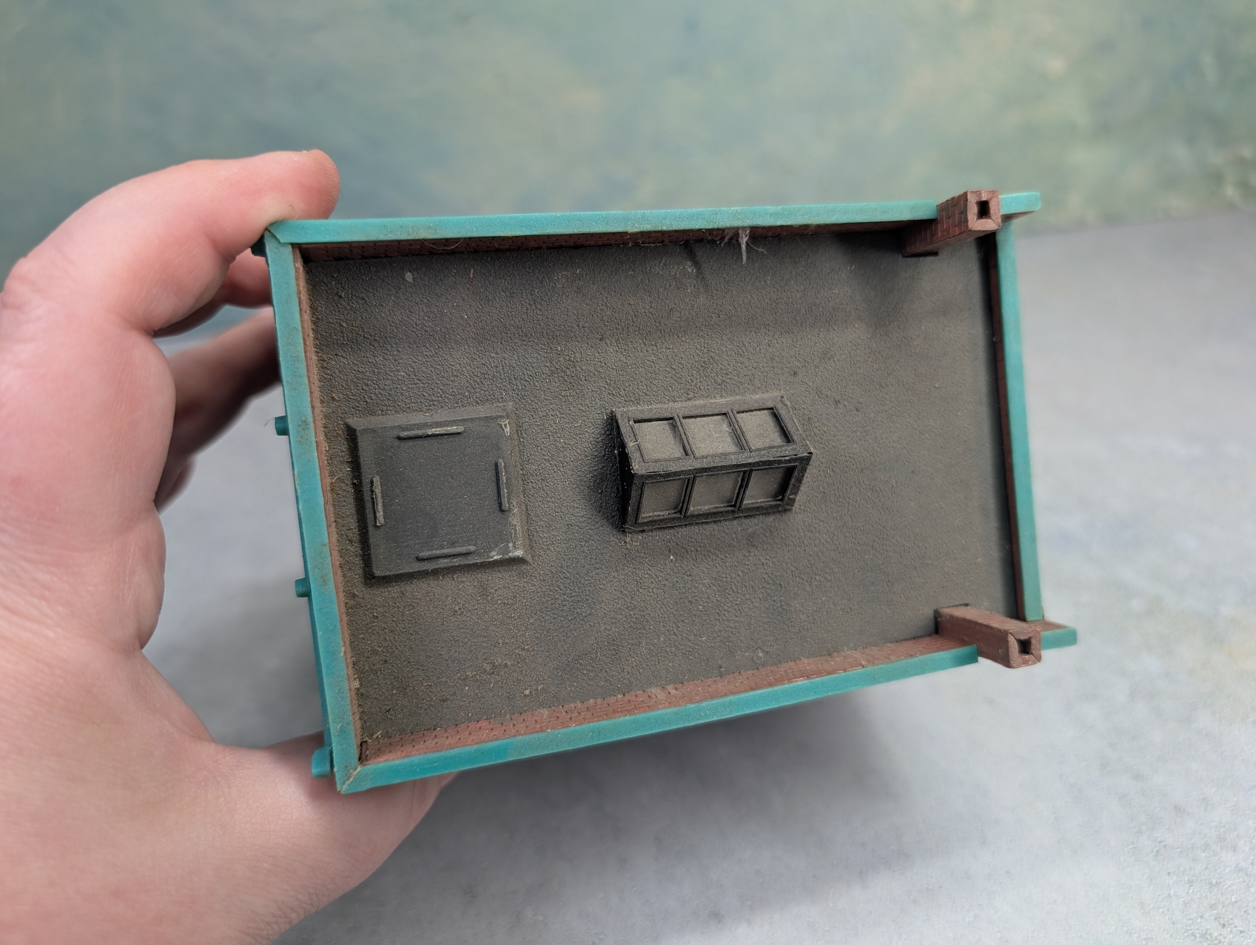 USED HO Scale Brick Drug Store, Vanderbeck Druge Store