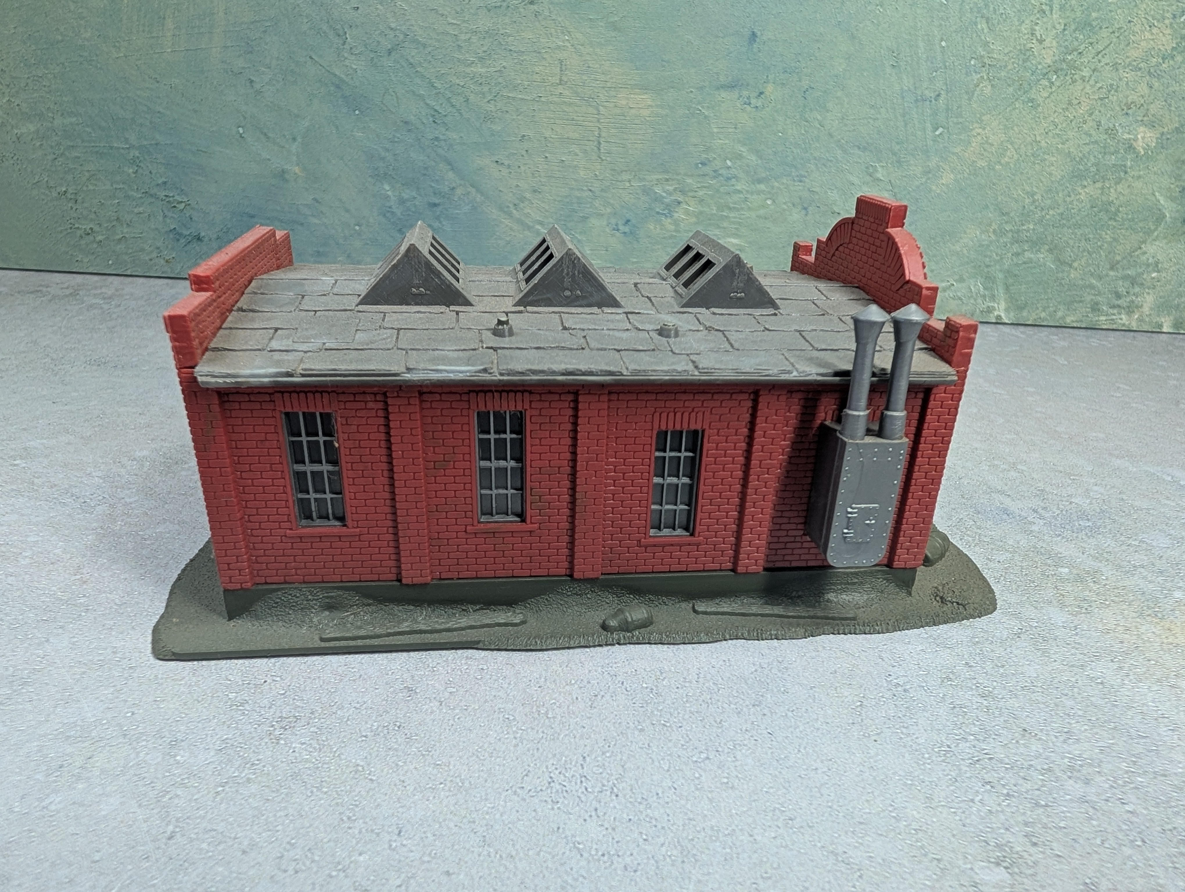 USED Pola HO Scale Brick Factory