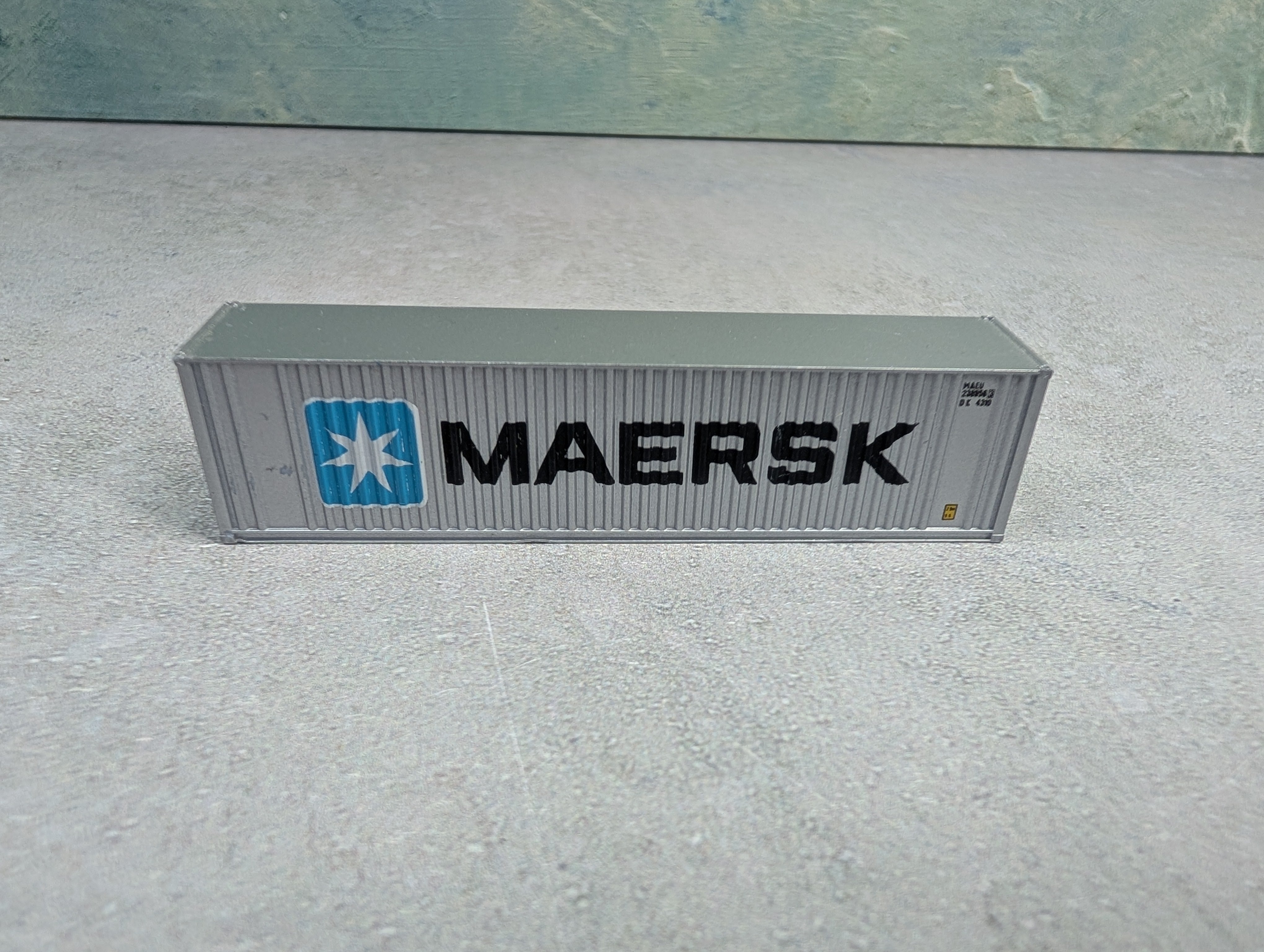 USED Walthers N Scale 40' Container Maersk MAEU #2389563