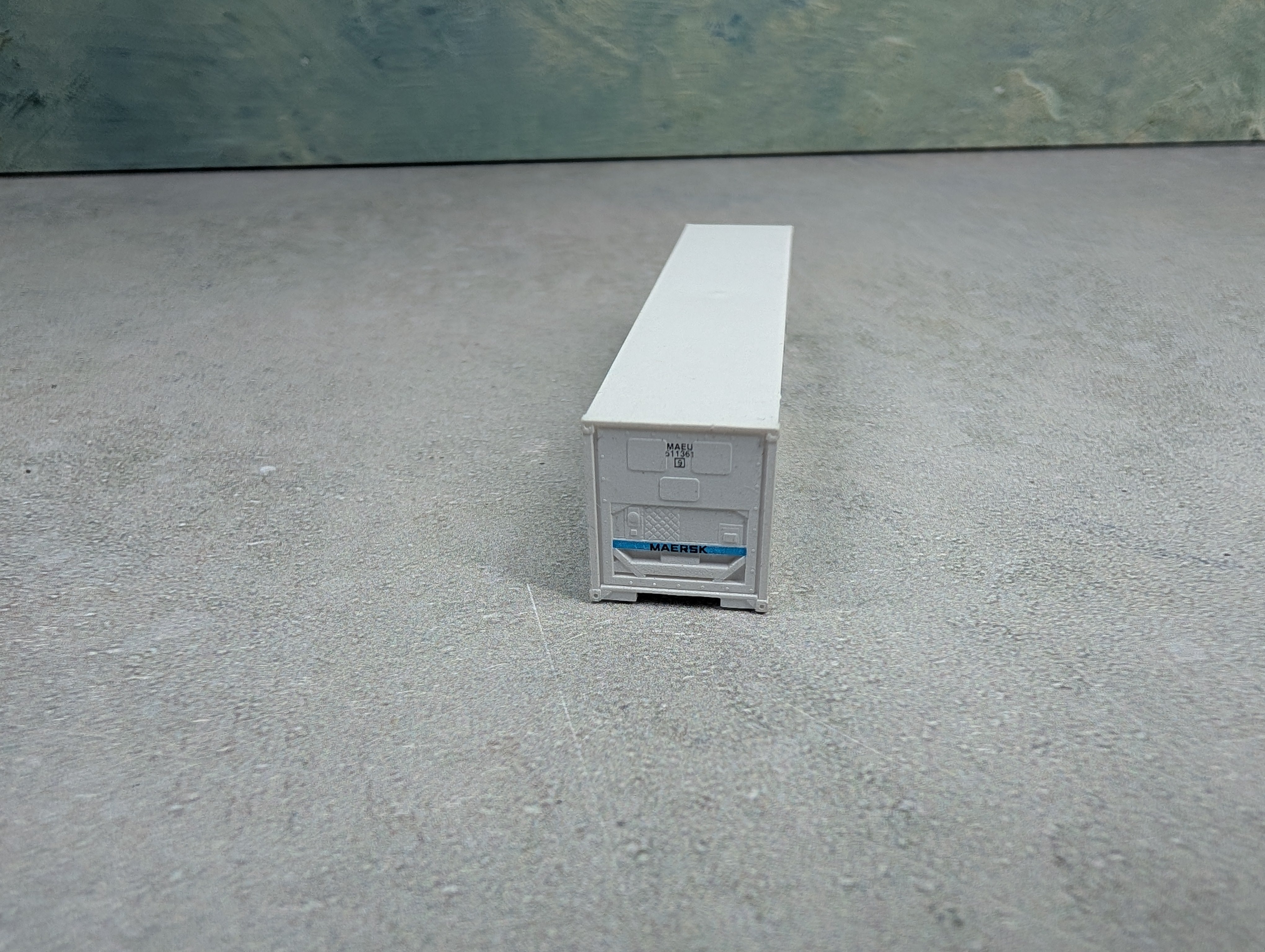 USED Deluxe N Scale 40' Refrigerated Container Maersk MAEU #511617