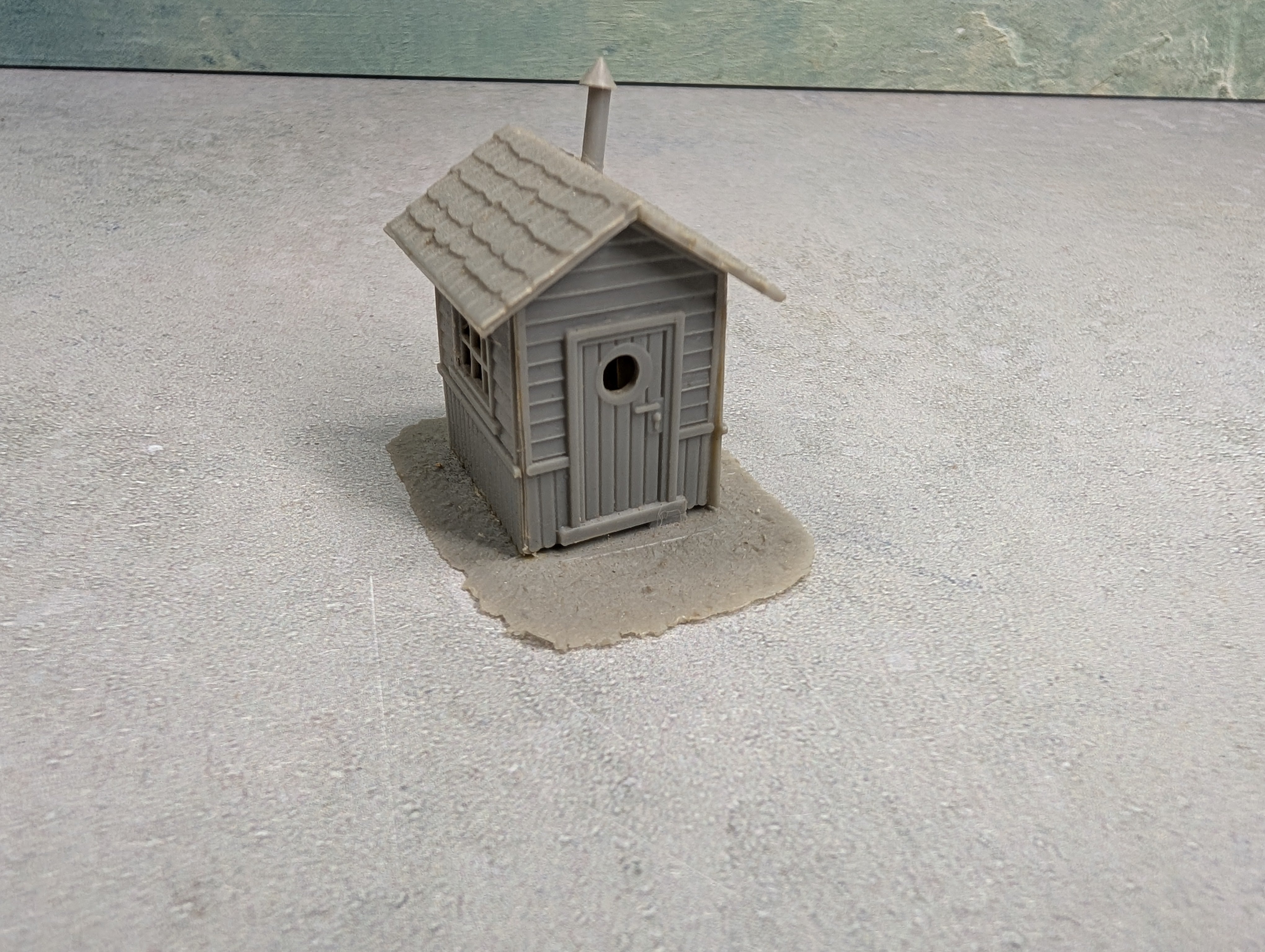 USED HO Scale Gray Shack