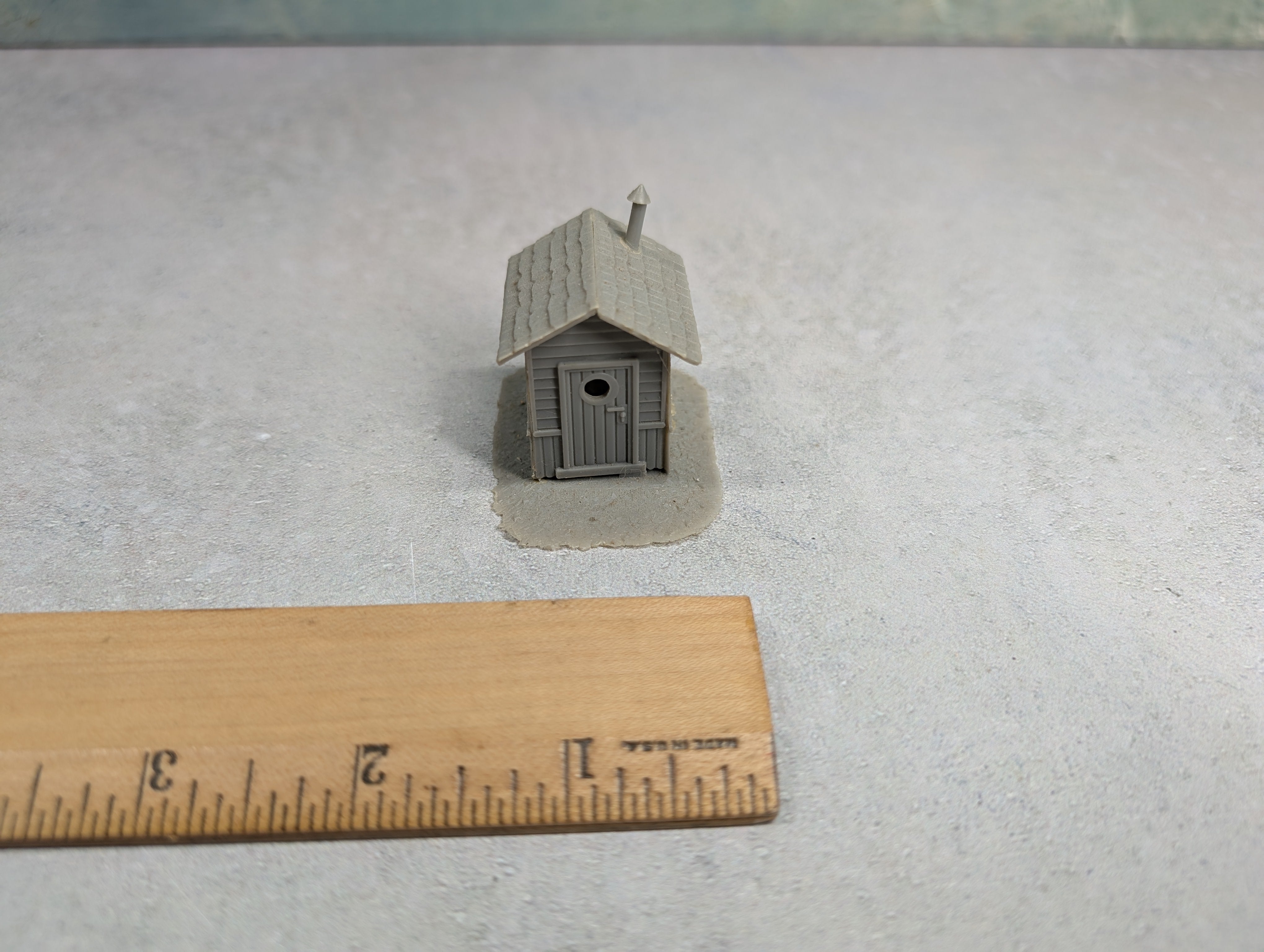 USED HO Scale Gray Shack
