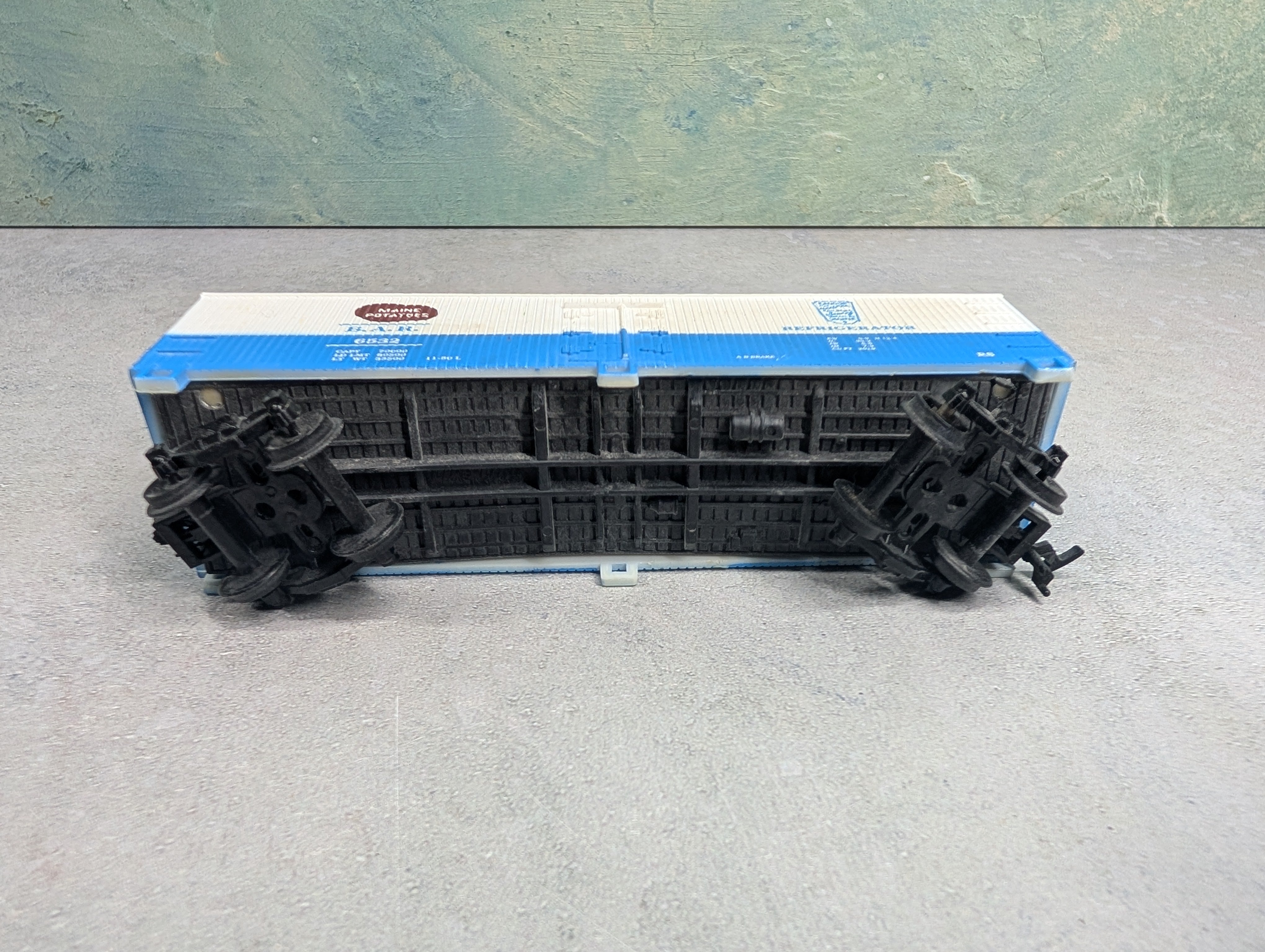 USED Life-Like HO Scale 40' Wooden Box Car Bangor and Aroostook BAR #6532