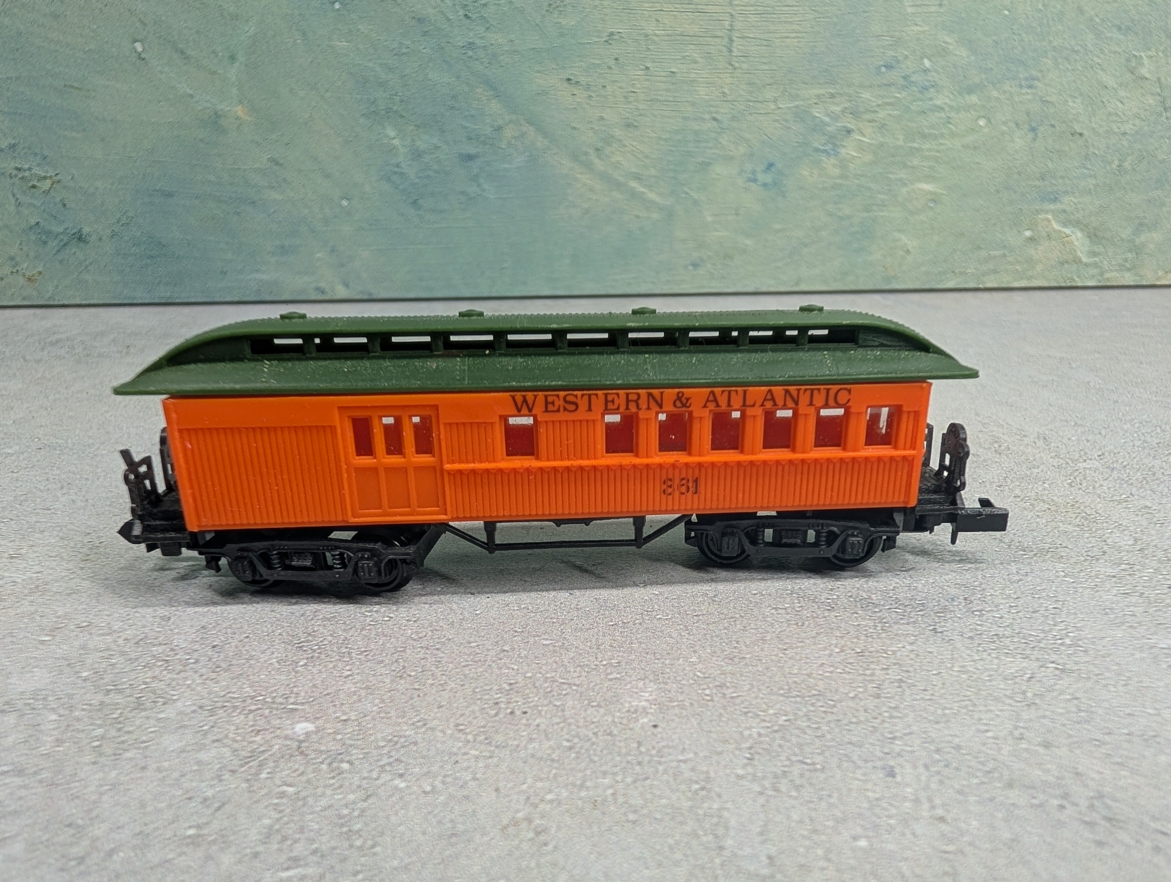 USED Arnold Rapido N Scale Old Time Combination Passenger Car Western & Atlantic #361